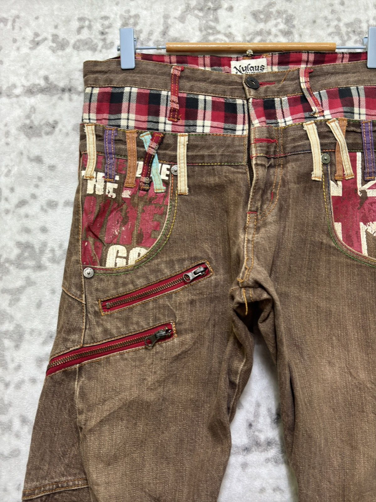 Hysteric Glamour Nylaus Clothing Double Waist Punk Jack Union Zipper Style Size US 31 - 4 Thumbnail