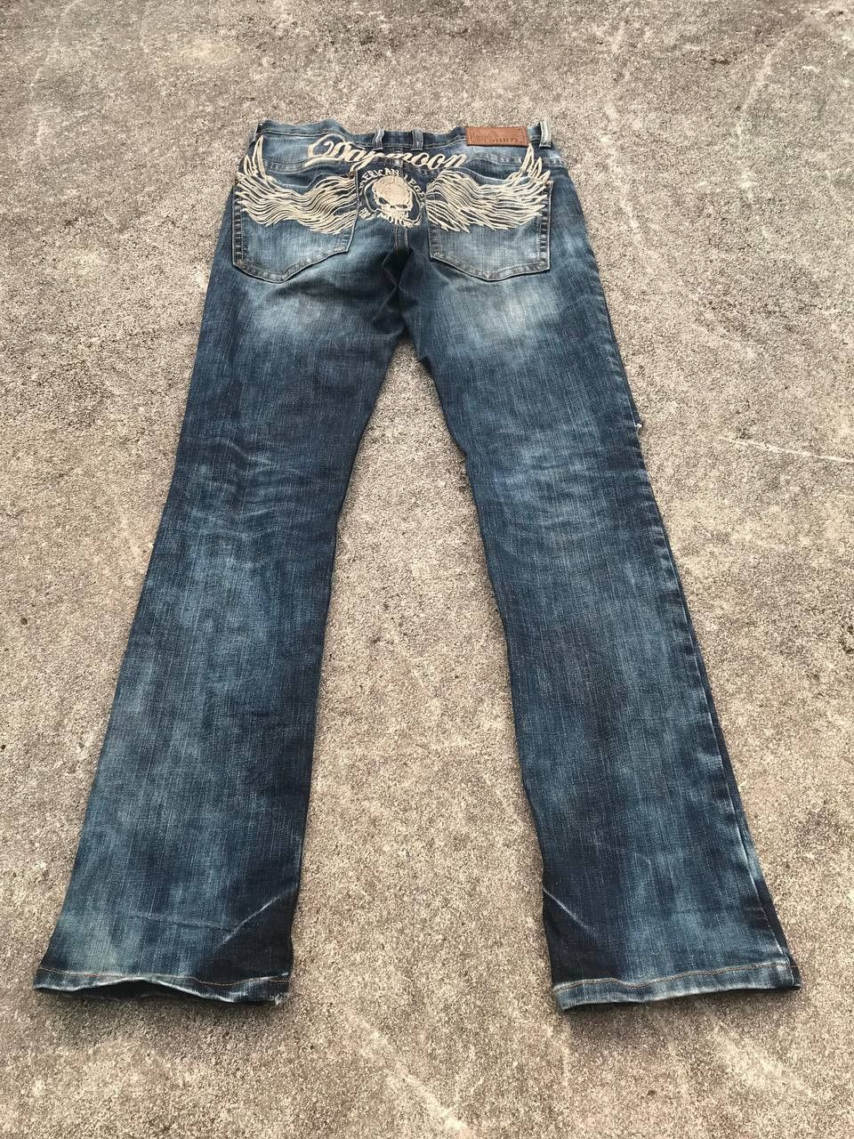 Tornado Mart Tamashi Cloud 72 Skullwings Undercover embroidered distress Size US 30 / EU 46 - 6 Thumbnail
