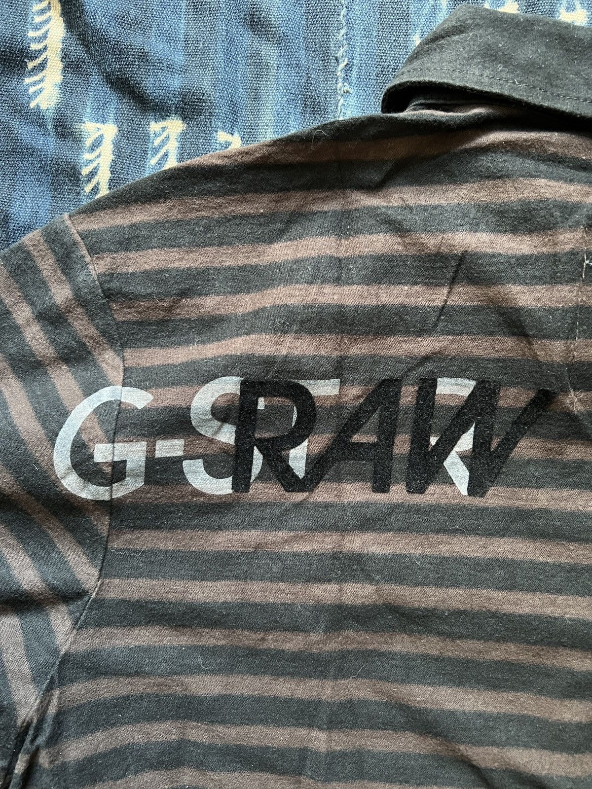 G-Star G-Star Raw Vintage Stripe Polo Shirt Size US XL / EU 56 / 4 - 8 Thumbnail