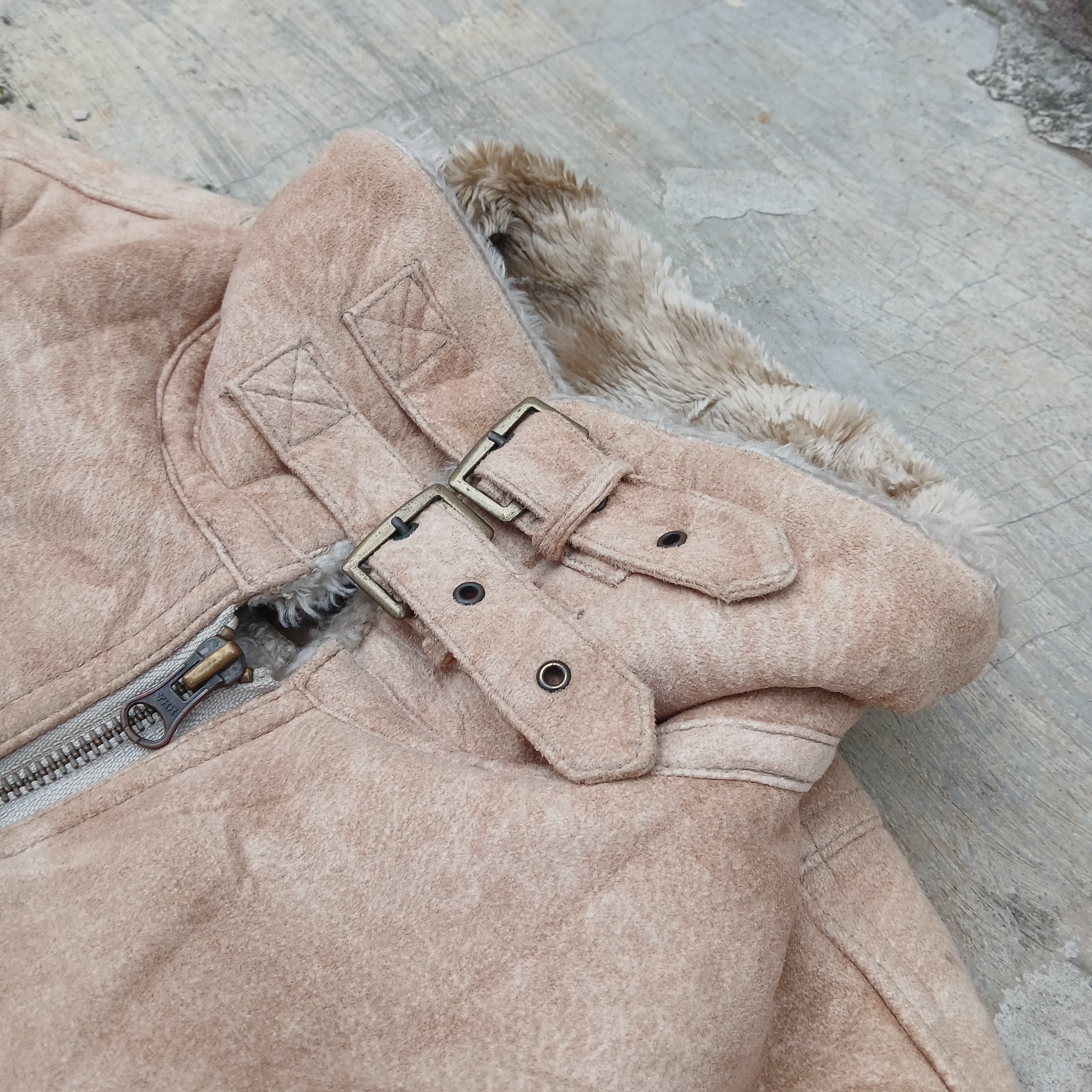 Japanese Brand 2000's Japanese Brand Sherpa Jacket Pazzo Denim Store Size US L / EU 52-54 / 3 - 4 Thumbnail