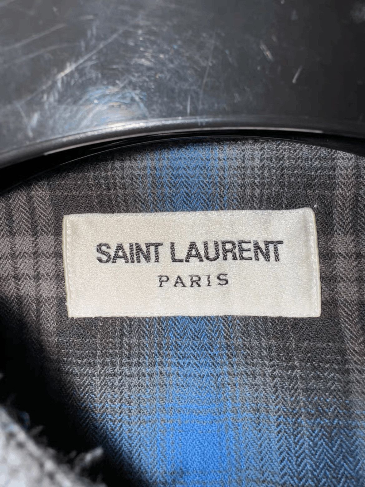 Saint Laurent Paris Sz 37 Saint Laurent Paris by Hedi 16SS Distressed Shirt-250 Size US S / EU 44-46 / 1 - 5 Thumbnail