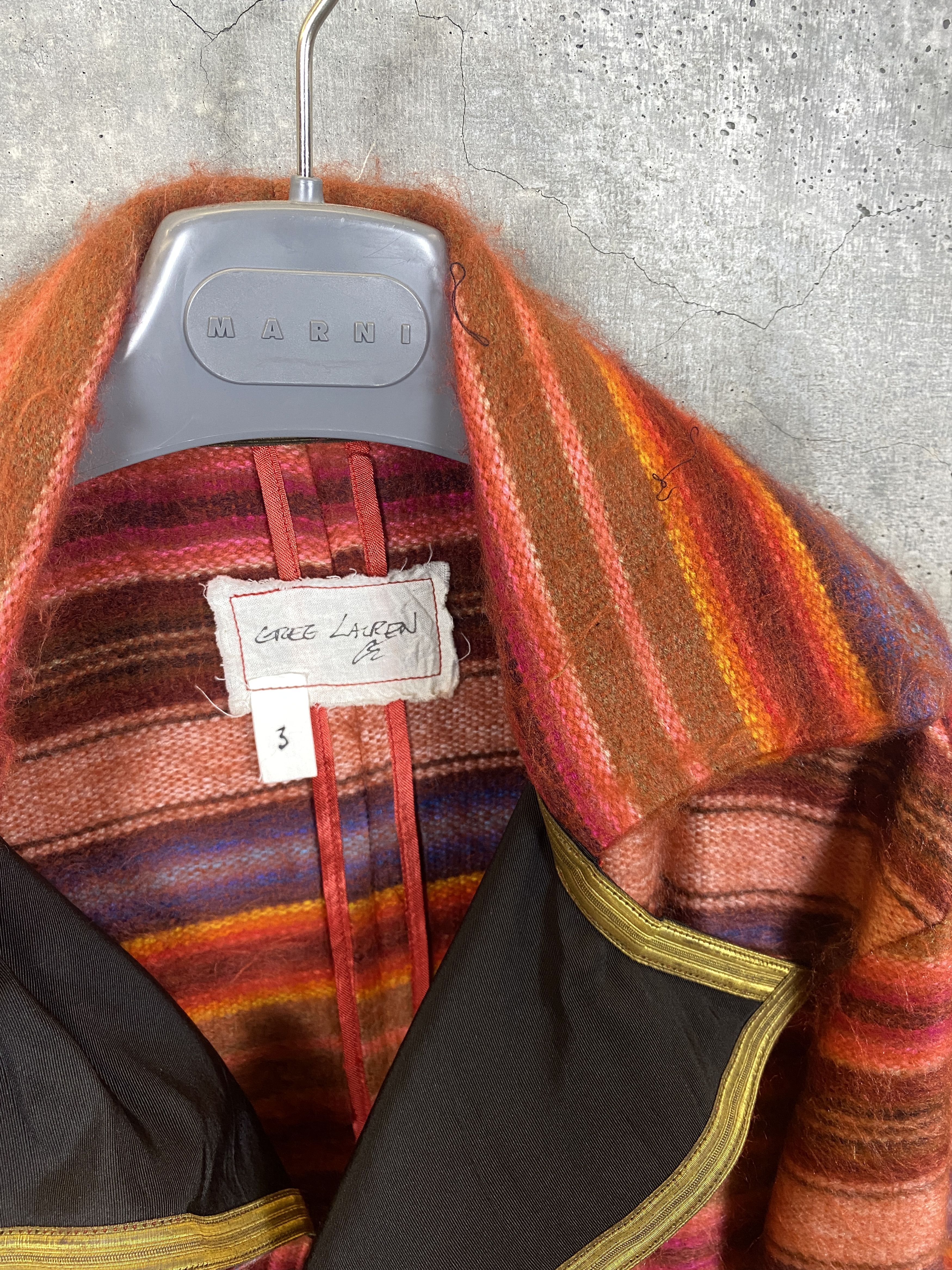 Greg Lauren Greg Lauren Sample Mohair Admiral Coat Jacket Size US L / EU 52-54 / 3 - 3 Thumbnail
