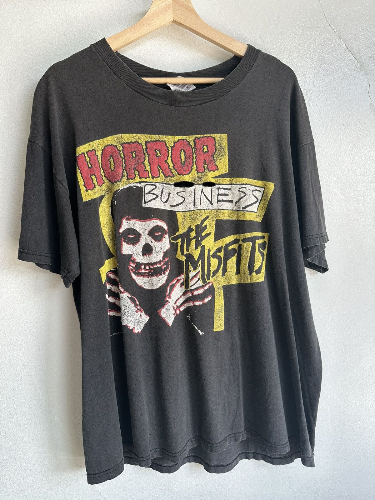 Band Tees × Vintage REAL vintage 90’s Misfits shirt Size US L / EU 52-54 / 3 - 1 Thumbnail