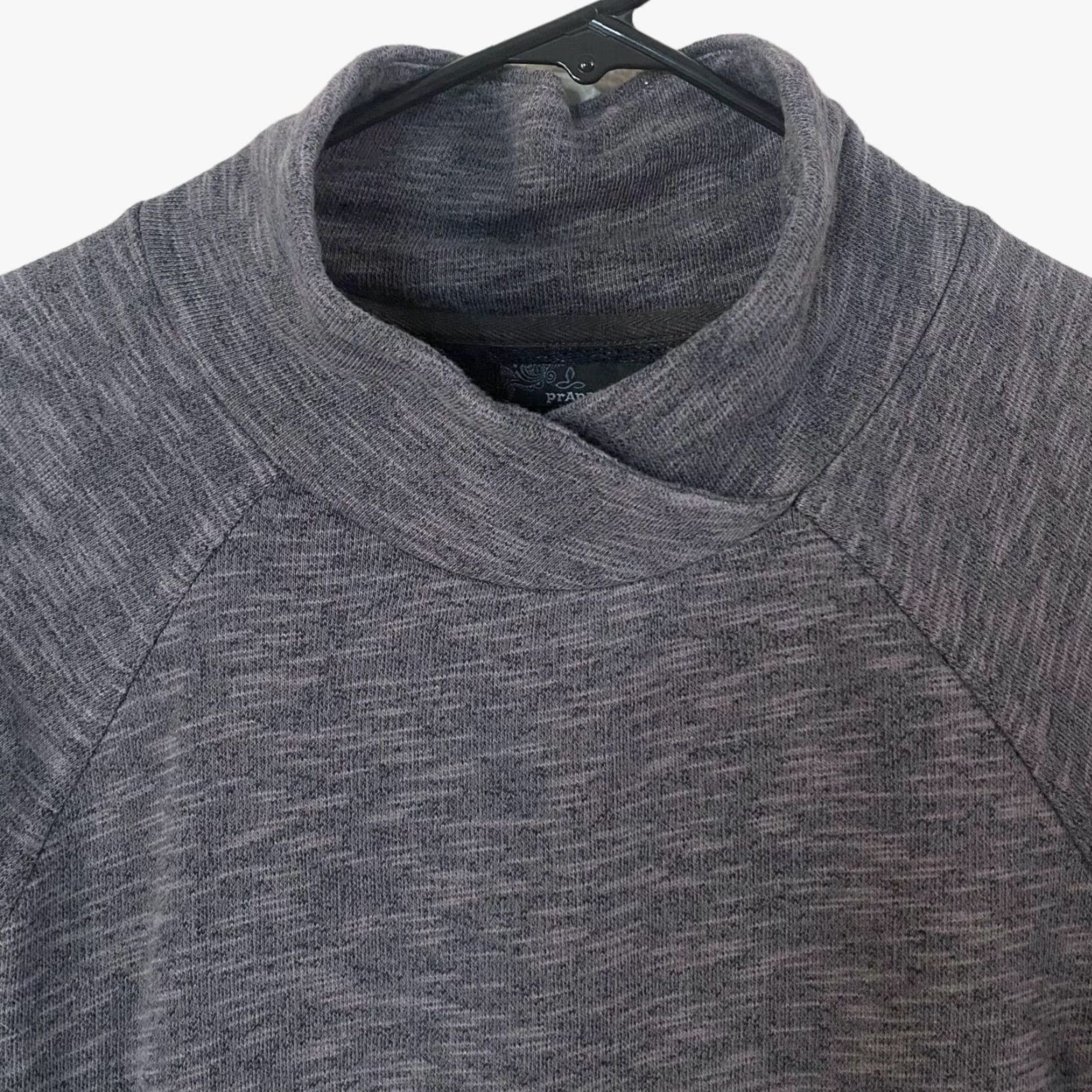 Prana prAna Tunic Women's Small Long-Sleeve Cowl-Neck Pullover Gray Size S / US 4 / IT 40 - 5 Thumbnail