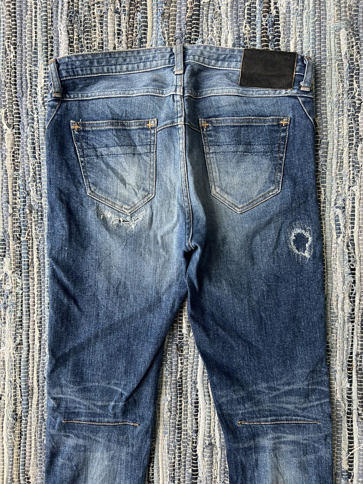 Number (N)ine Number Nine Miyashita's Grunge Distressed Rocker Denim Jeans Size US 31 - 7 Thumbnail