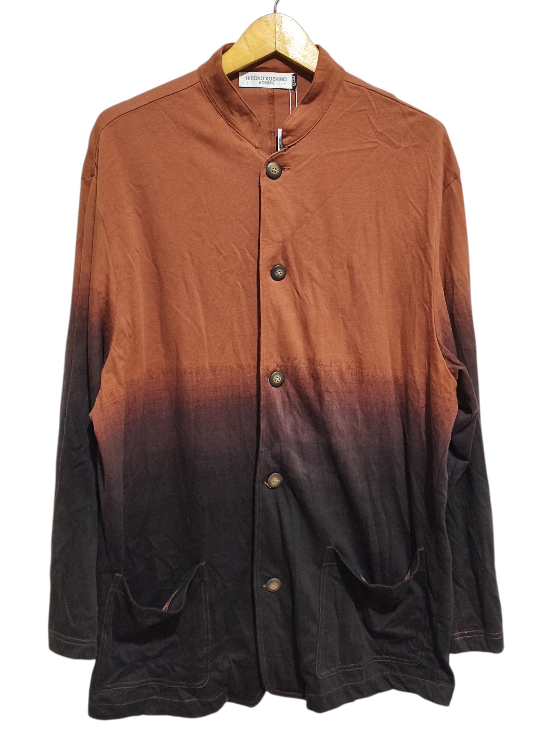 Hiroko Koshino Homme Hiroko Koshino Homme Ombre Fade Jacket Japanese Avant Garde Size US L / EU 52-54 / 3 - 1 Thumbnail