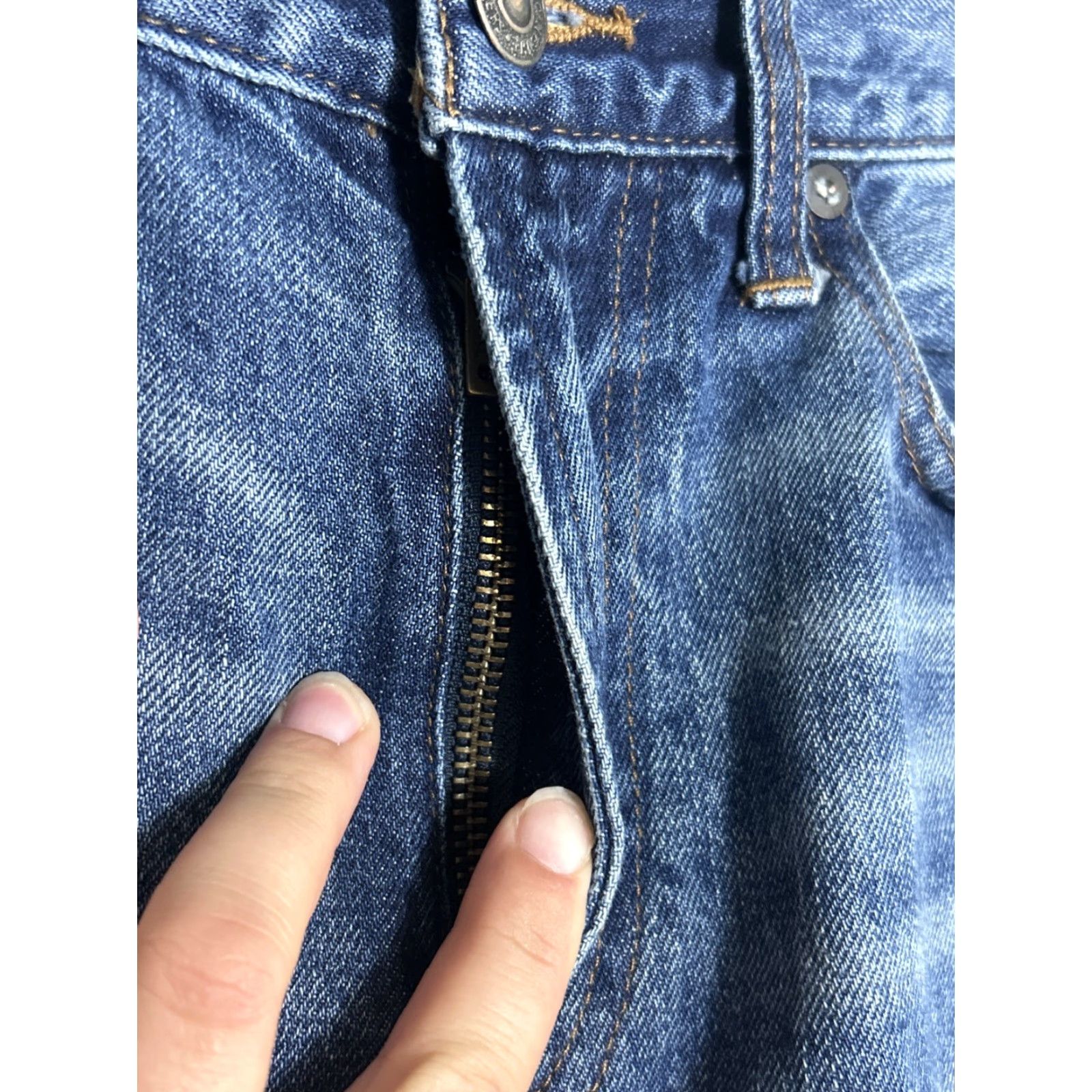 American Eagle Outfitters VINTAGE American Eagle Jeans Slim Mens 30x36 Blue Medium Wash Straight 90s? Size US 30 / EU 46 - 7 Thumbnail