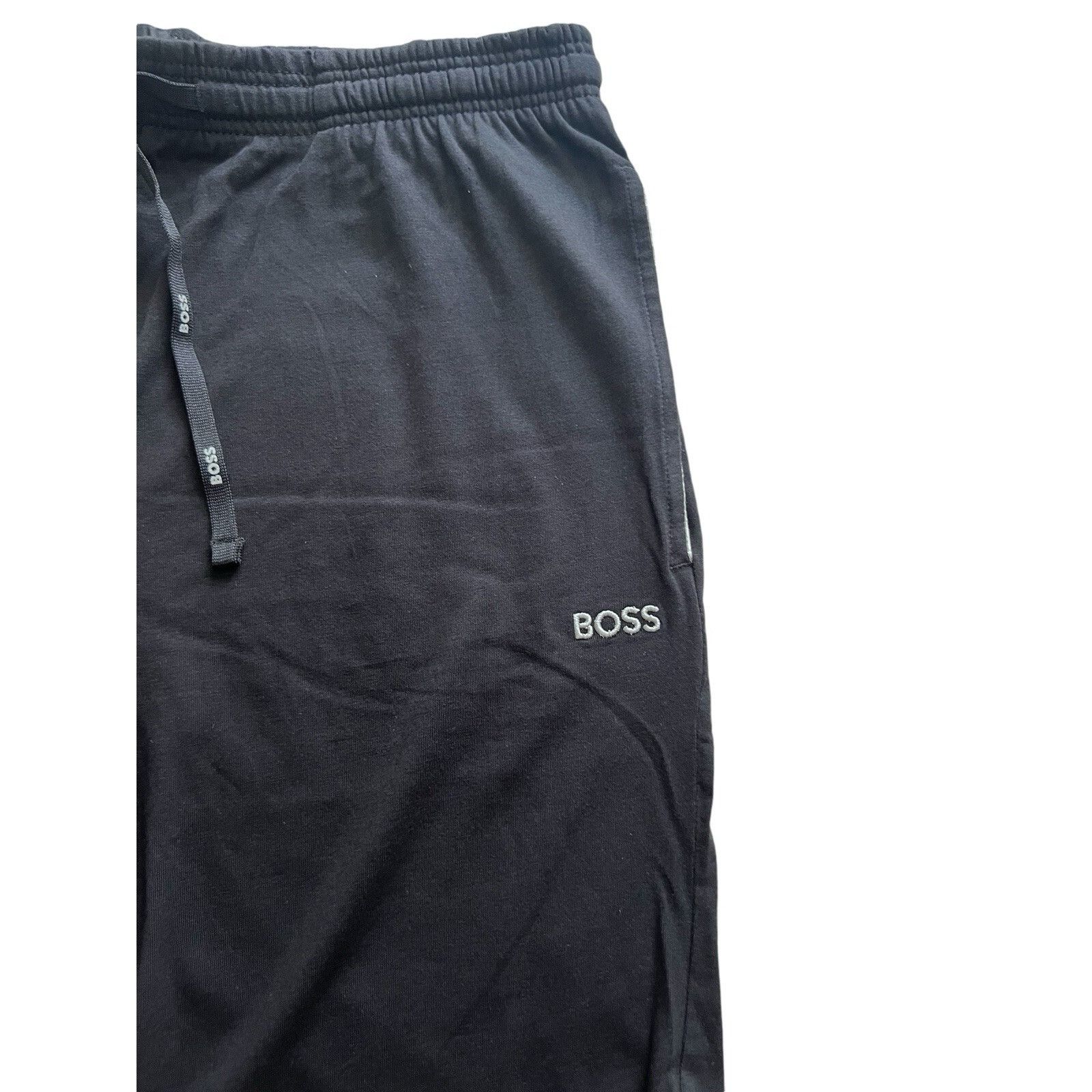 Hugo Boss Hugo Boss Mens Stretch Logo Sweat Shorts Black Size XL Size US 36 / EU 52 - 3 Thumbnail