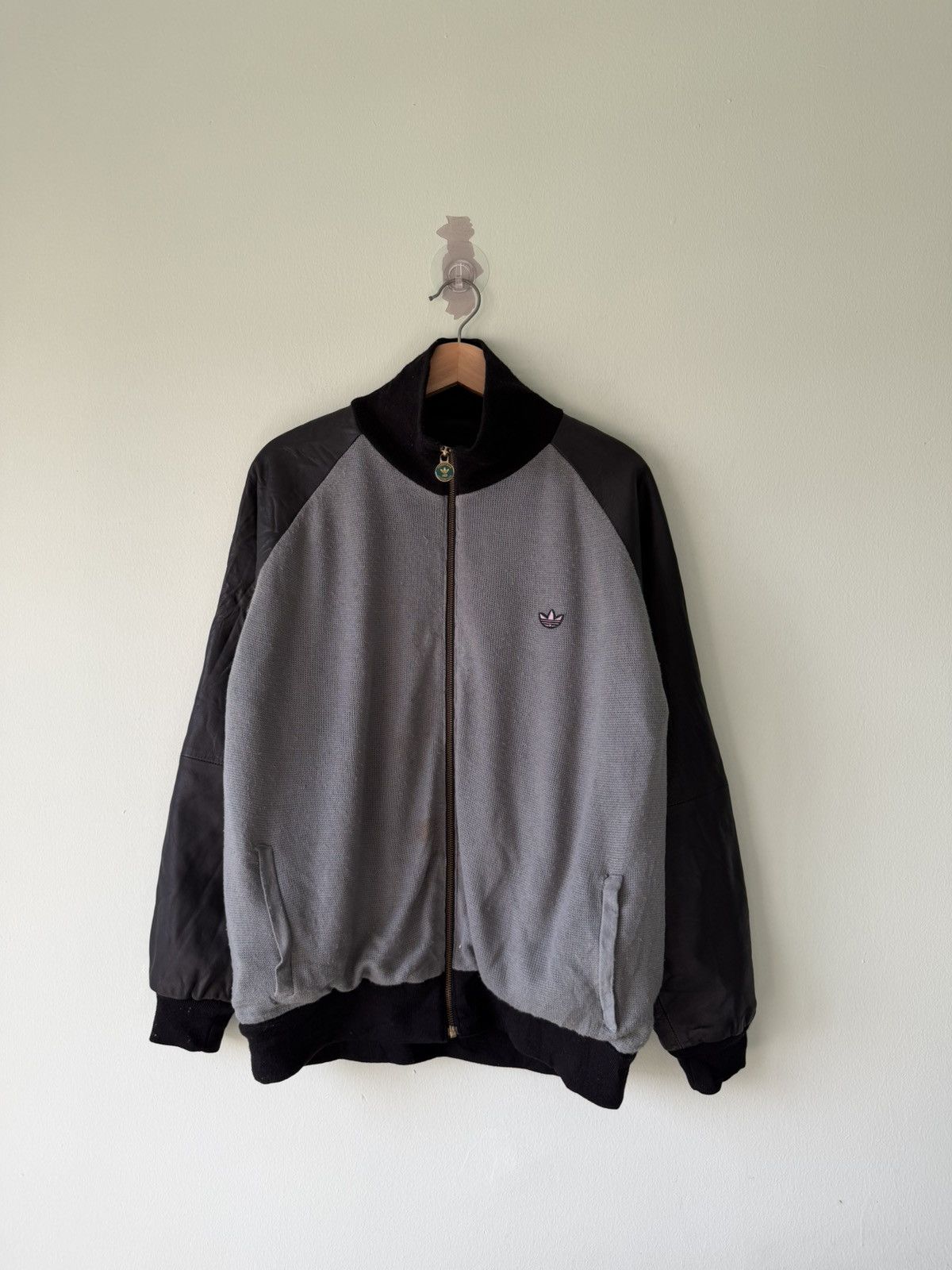 Adidas Adidas Firebird Tre Foil Wool Leather Sleeve Size US M / EU 48-50 / 2 - 1 Thumbnail