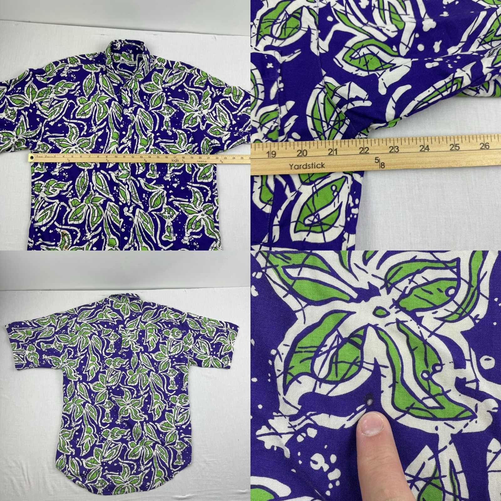 Bugle Boy Vintage Bugle Boy Hawaii Shirt Adult Large Short Sleeve Button-Up Tropical Nature 90s Men Size US L / EU 52-54 / 3 - 8 Thumbnail