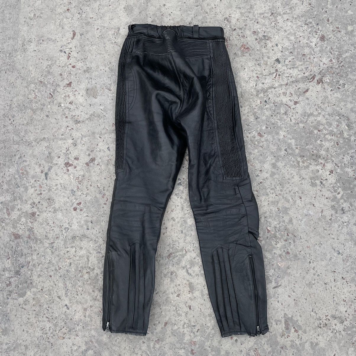 Other Vintage Moto Leather Pants 50 size Y2K 90s USA Japanese Size US 30 / EU 46 - 2 Thumbnail