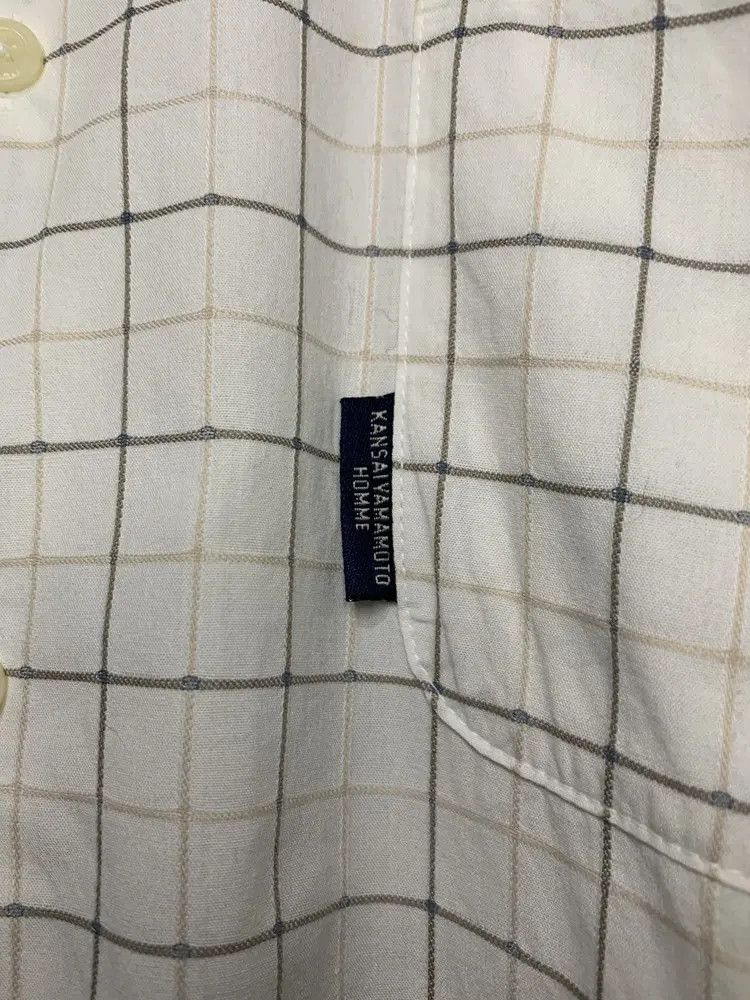 Japanese Brand Kansai yamamoto homme plaid button down shirt Size US L / EU 52-54 / 3 - 4 Thumbnail