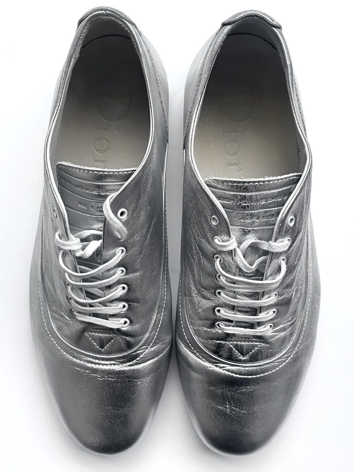 Dior Dior Homme AW07 Navigate silver ballet sneakers Hedi Slimane Size US 8 / EU 41 - 2 Thumbnail