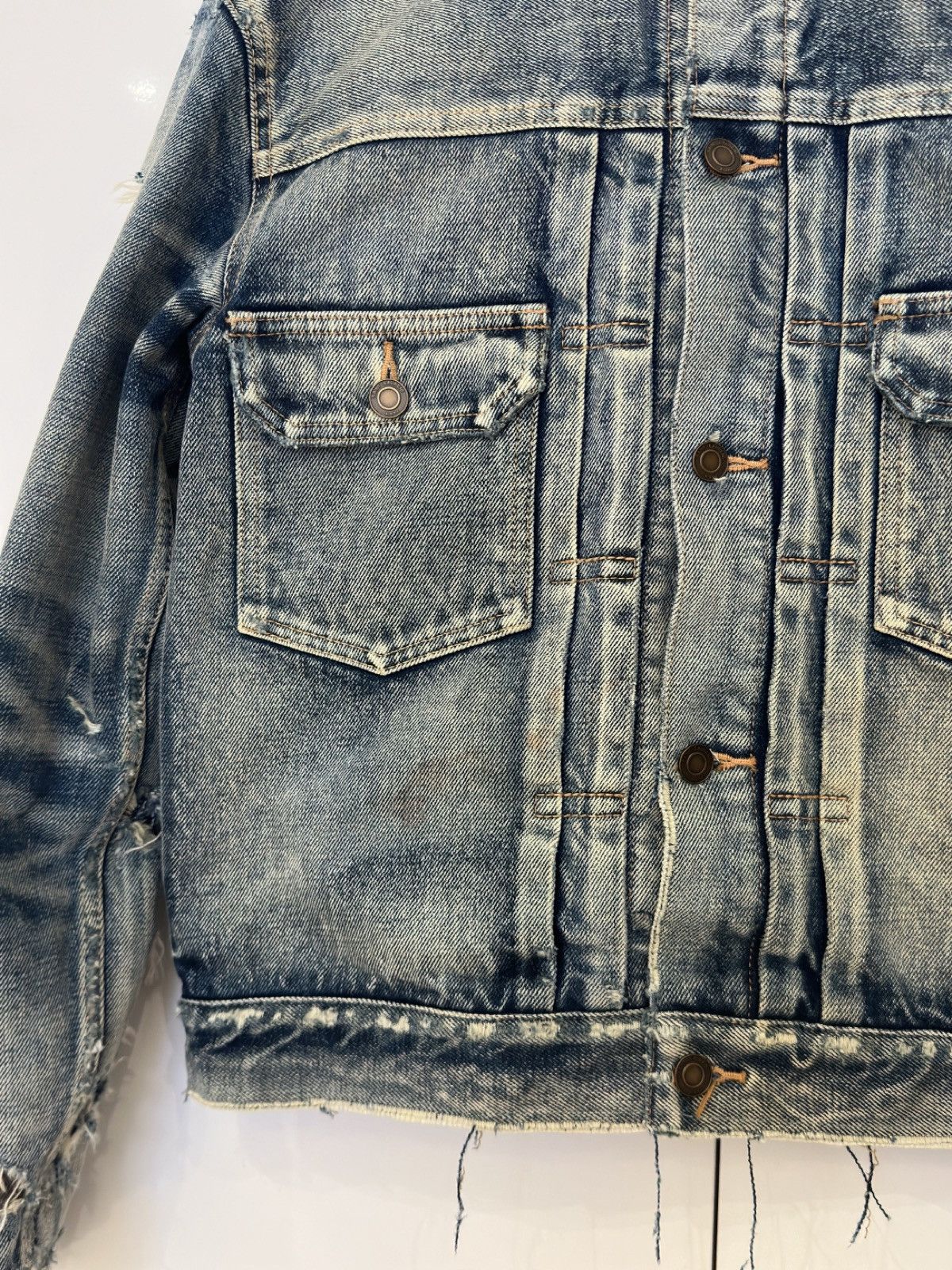 Hedi Slimane × Saint Laurent Paris STEAL!! Distressed Hedi Slimane