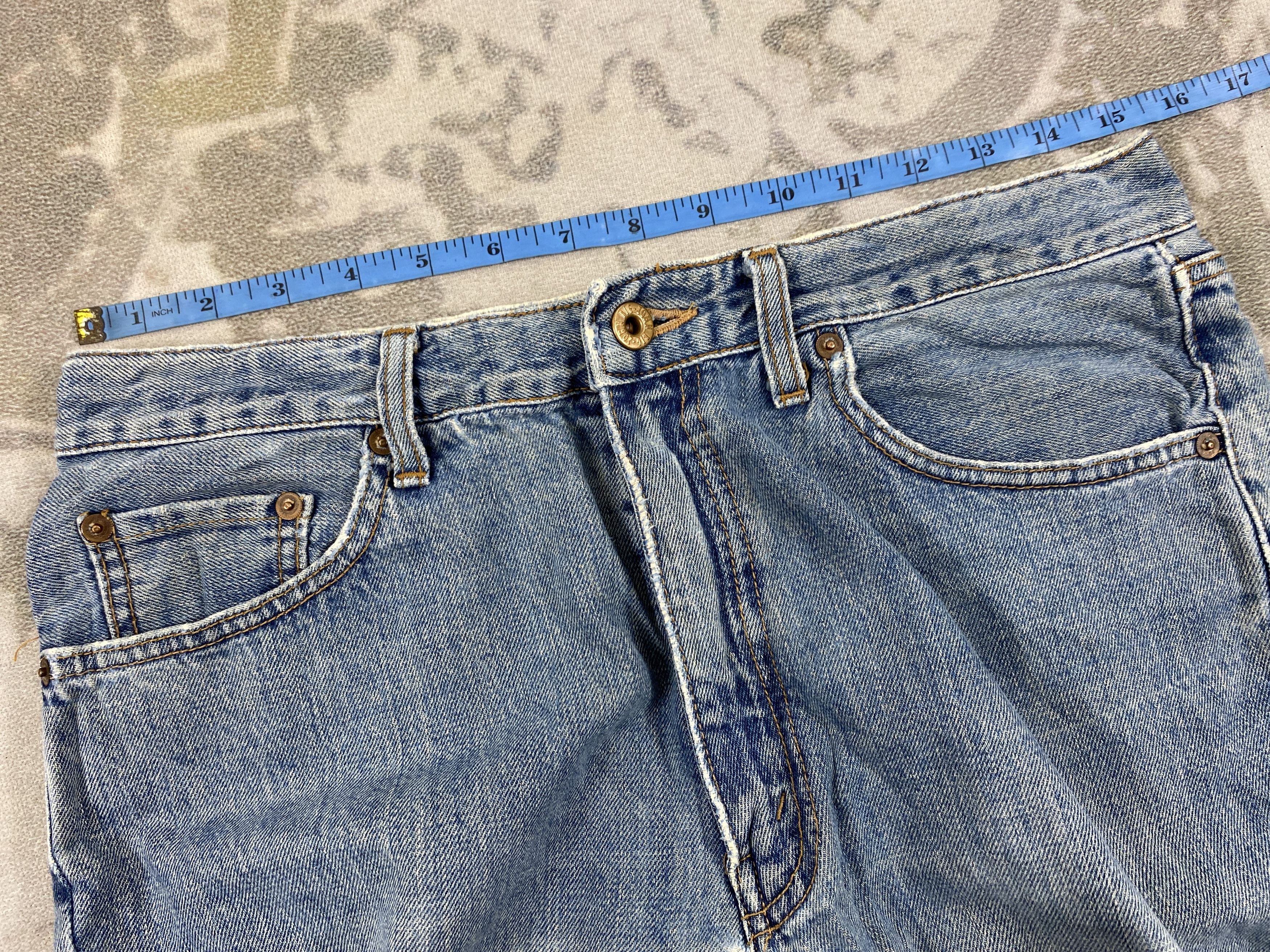 If Six Was Nine Vintage Big John Flare Jeans 31x33.5 Denim- JN3823 Size US 31 - 5 Thumbnail