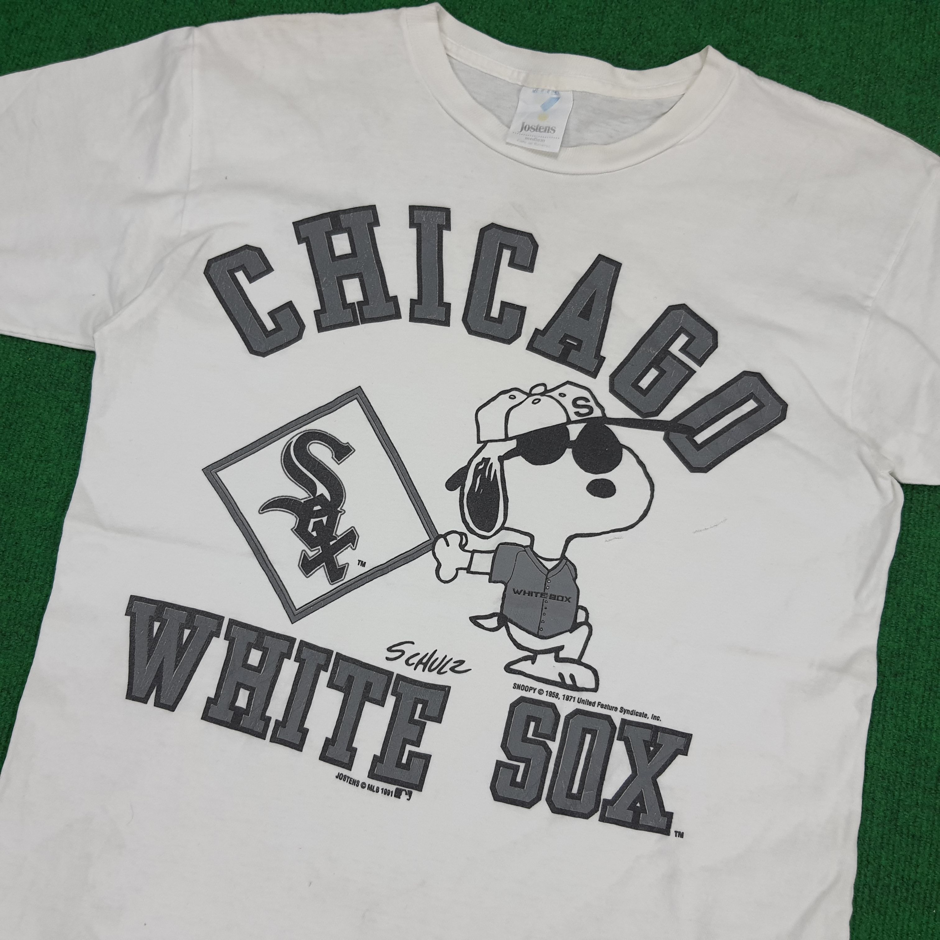 MLB × Vintage Vintage MLB Snoopy x Chucago White Sox T-shirt Size US M / EU 48-50 / 2 - 2 Thumbnail