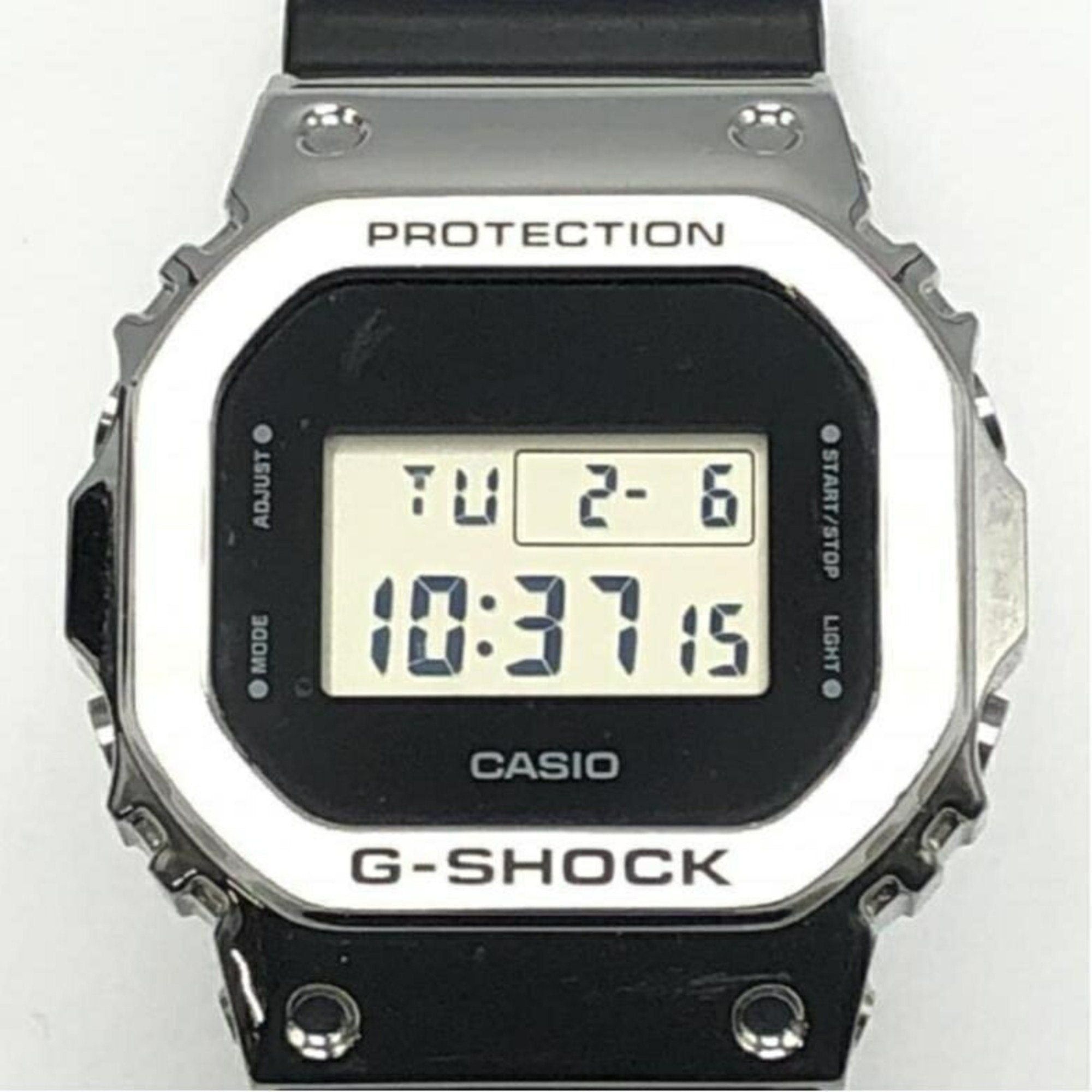 image of Casio Gm-5600 Watch Black Silver, Women's