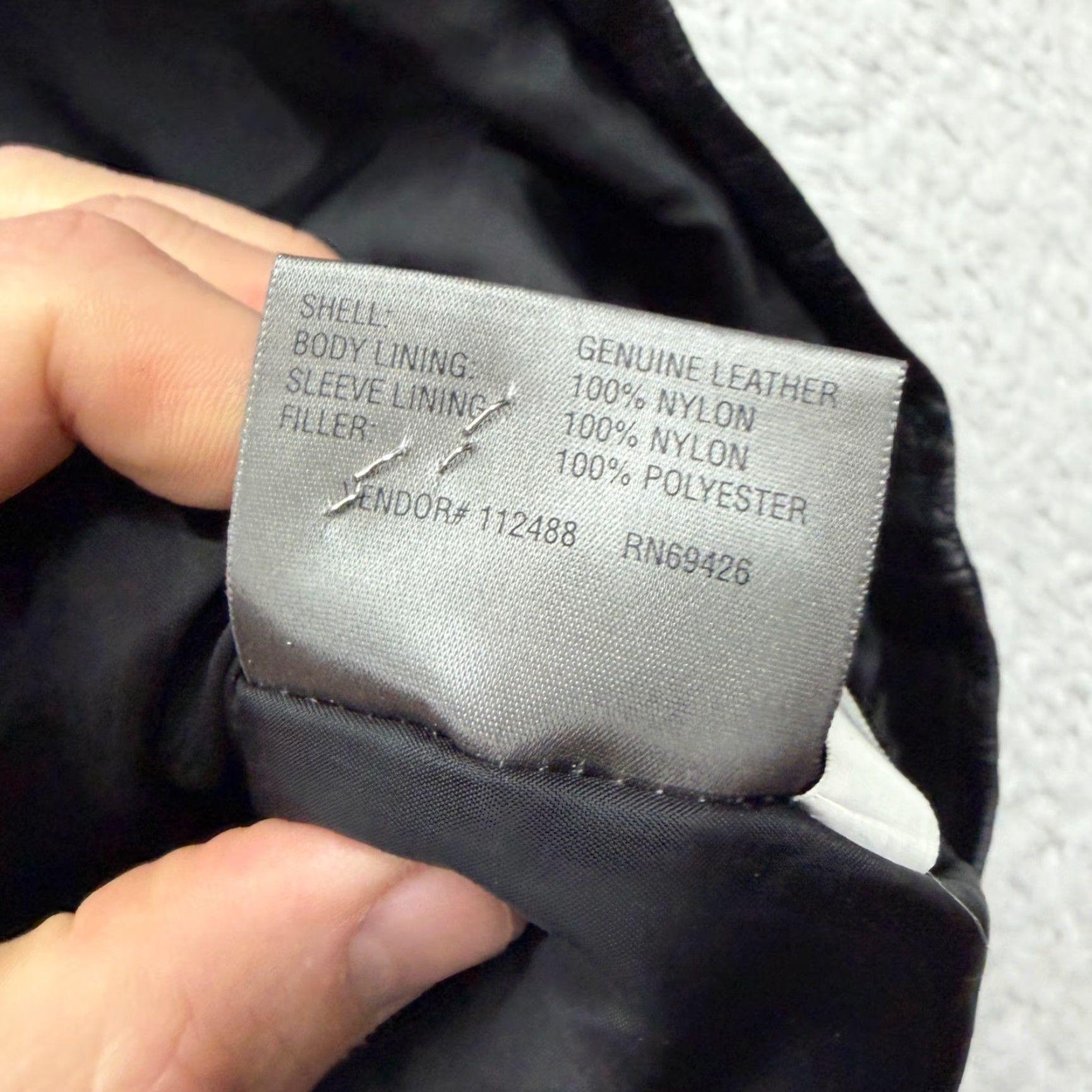 Vintage VINTAGE? No. Wilsons Leather Biker Jacket CAD? No. Size US XXL / EU 58 / 5 - 7 Thumbnail
