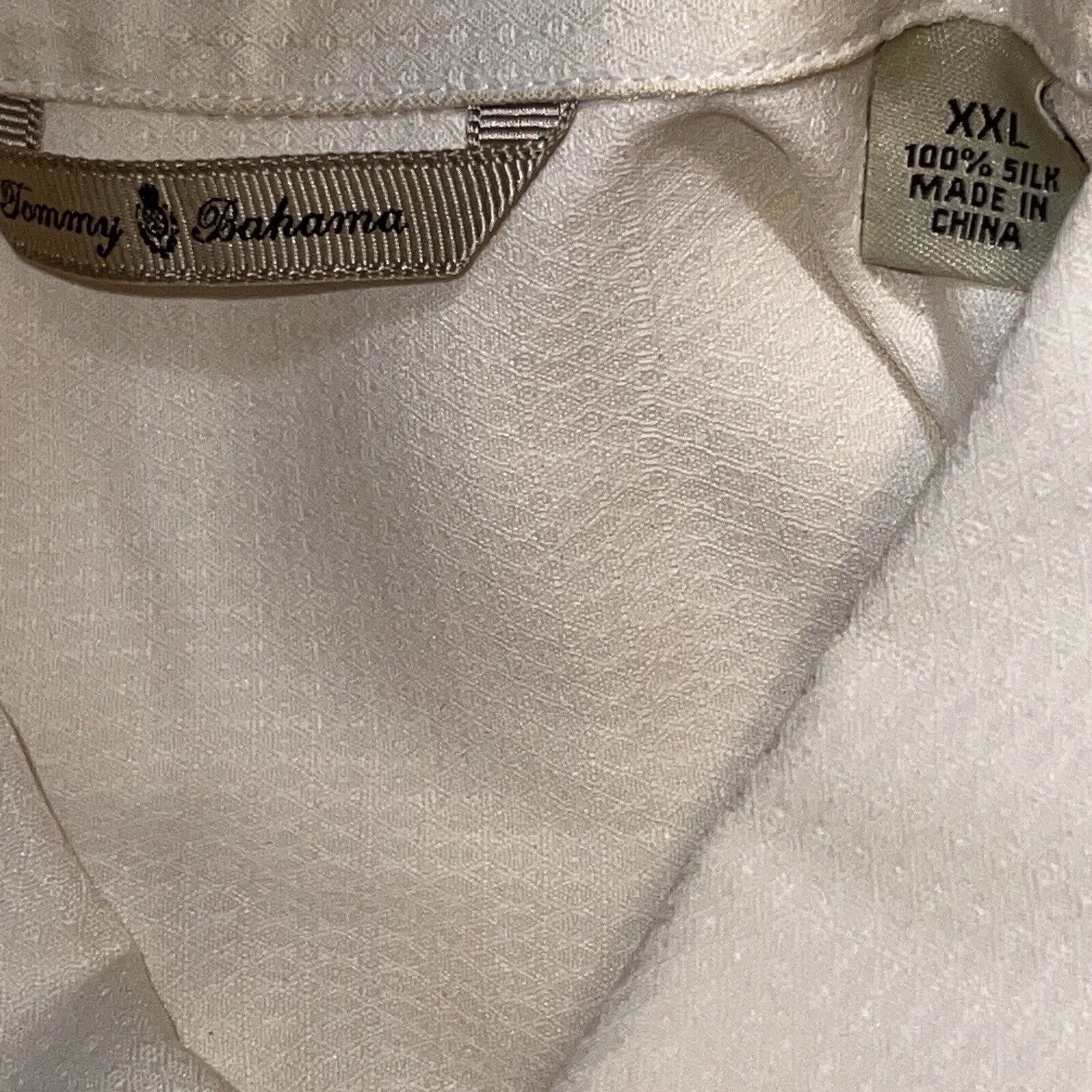 Tommy Bahama Lot of 2 Tommy Bahama Hawaiian Shirt Mens 2XL Silk *STAINED* Size US XXL / EU 58 / 5 - 16 Thumbnail