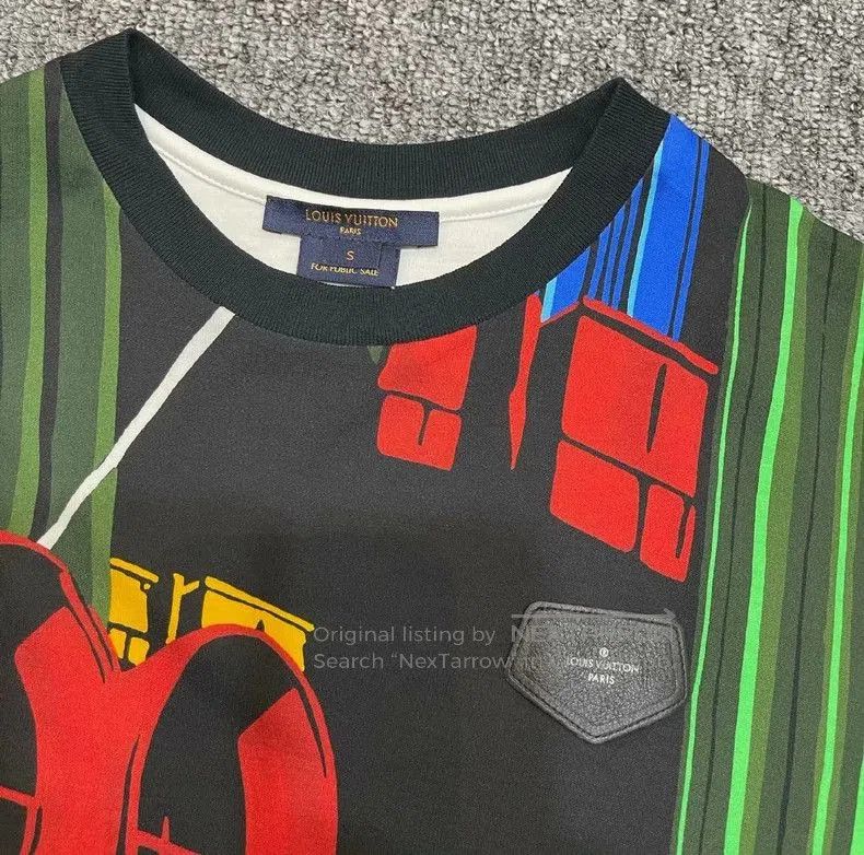 Louis Vuitton Louis Vuitton Small Cotton Floral Short Sleeve Tee. Size US S / EU 44-46 / 1 - 3 Thumbnail