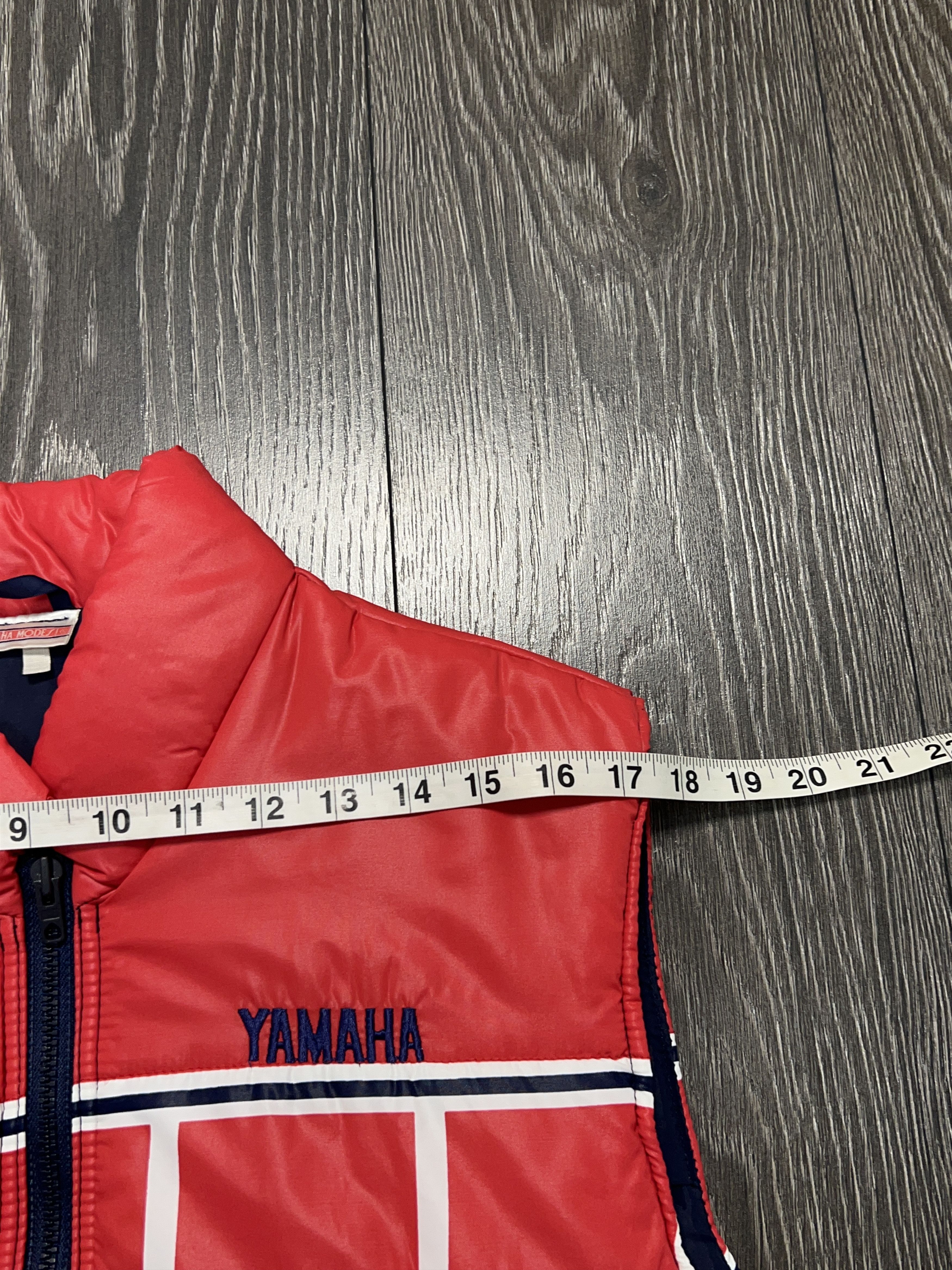 Yamaha Vintage Moto 1990s Insulated Vest Gilet Waistcoat Motocross Size US XS / EU 42 / 0 - 7 Thumbnail