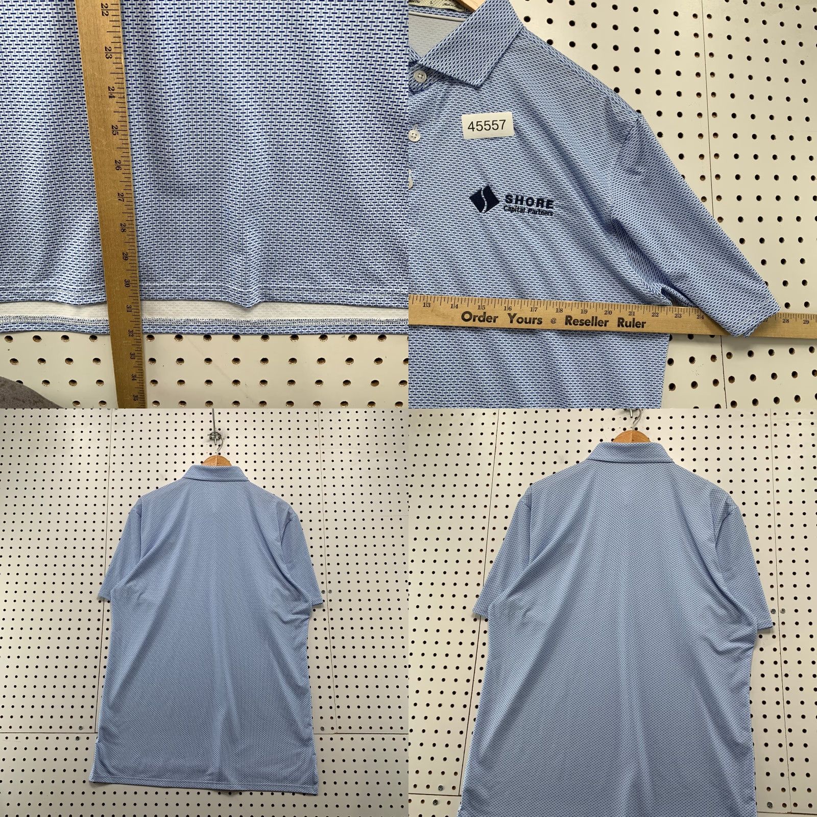 Vintage Holderness & Bourne Polo Shirt Mens Large Blue Golf Shore Capital Partners Polo Shirt L Blue Golf Mens Size US L / EU 52-54 / 3 - 8 Thumbnail