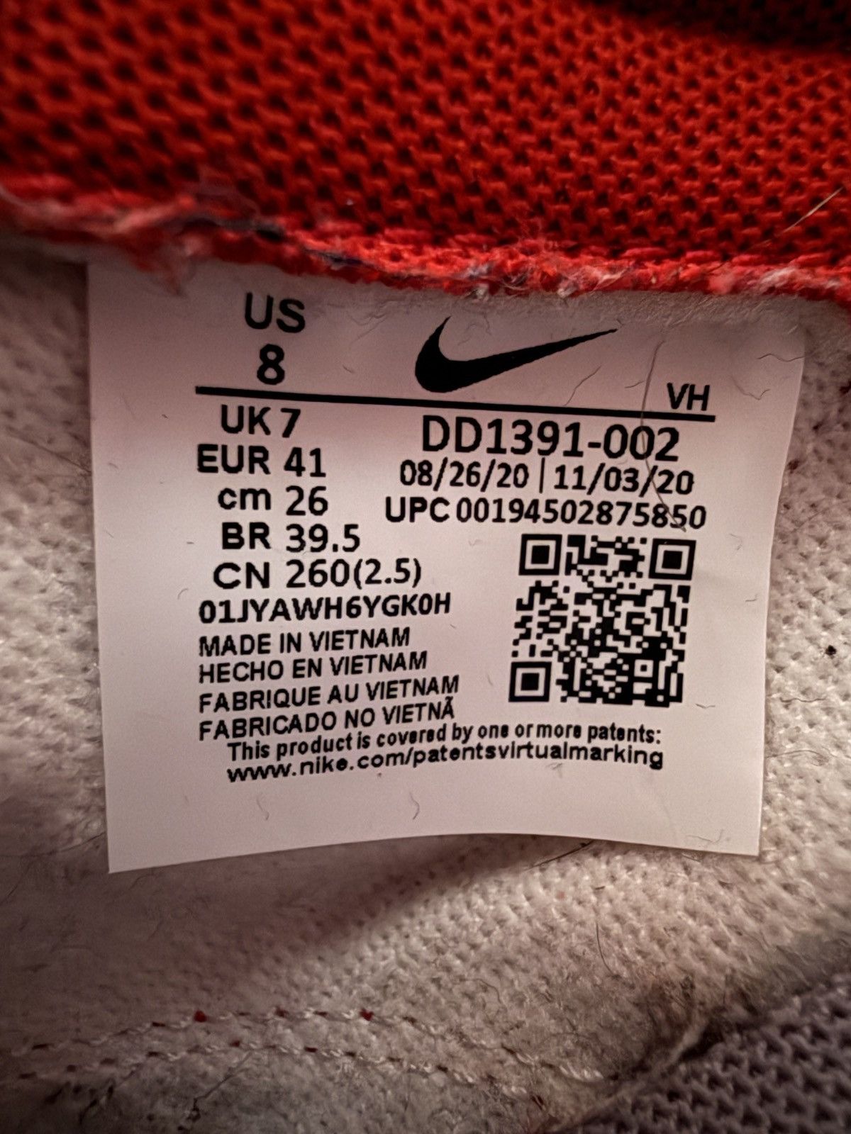 Nike Nike UNLV Dunk Low sz8 Size US 8 / EU 41 - 7 Thumbnail