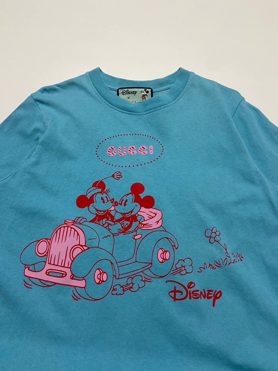 Disney × Gucci Luxury Gucci x Disney Mickey Mouse T-Shirt Women’s Rare Tee Size S / US 4 / IT 40 - 2 Thumbnail