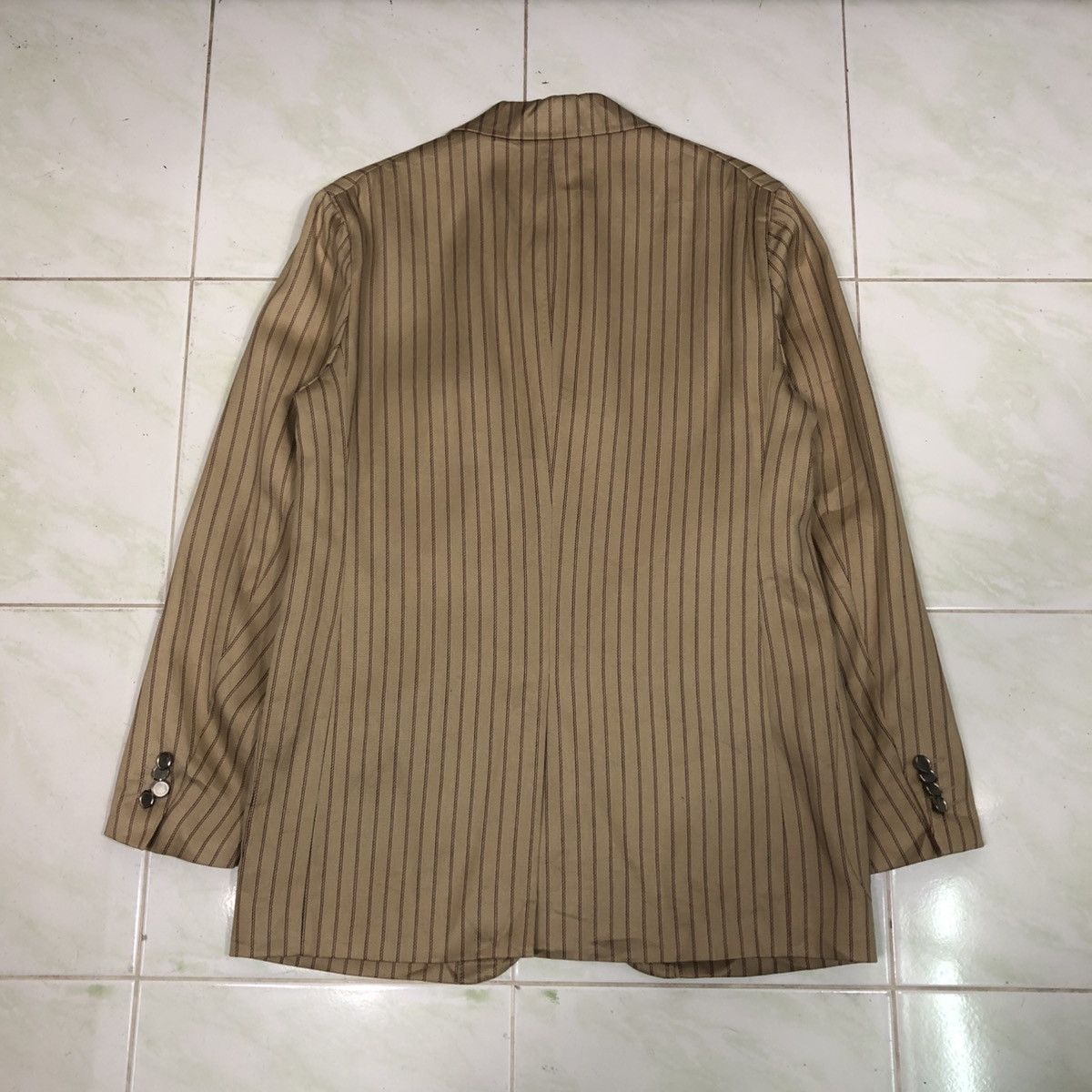 Issey Miyake 💥VINTAGE CHORE WORK JACKET STRIPED SABI SABI Size US M / EU 48-50 / 2 - 2 Thumbnail