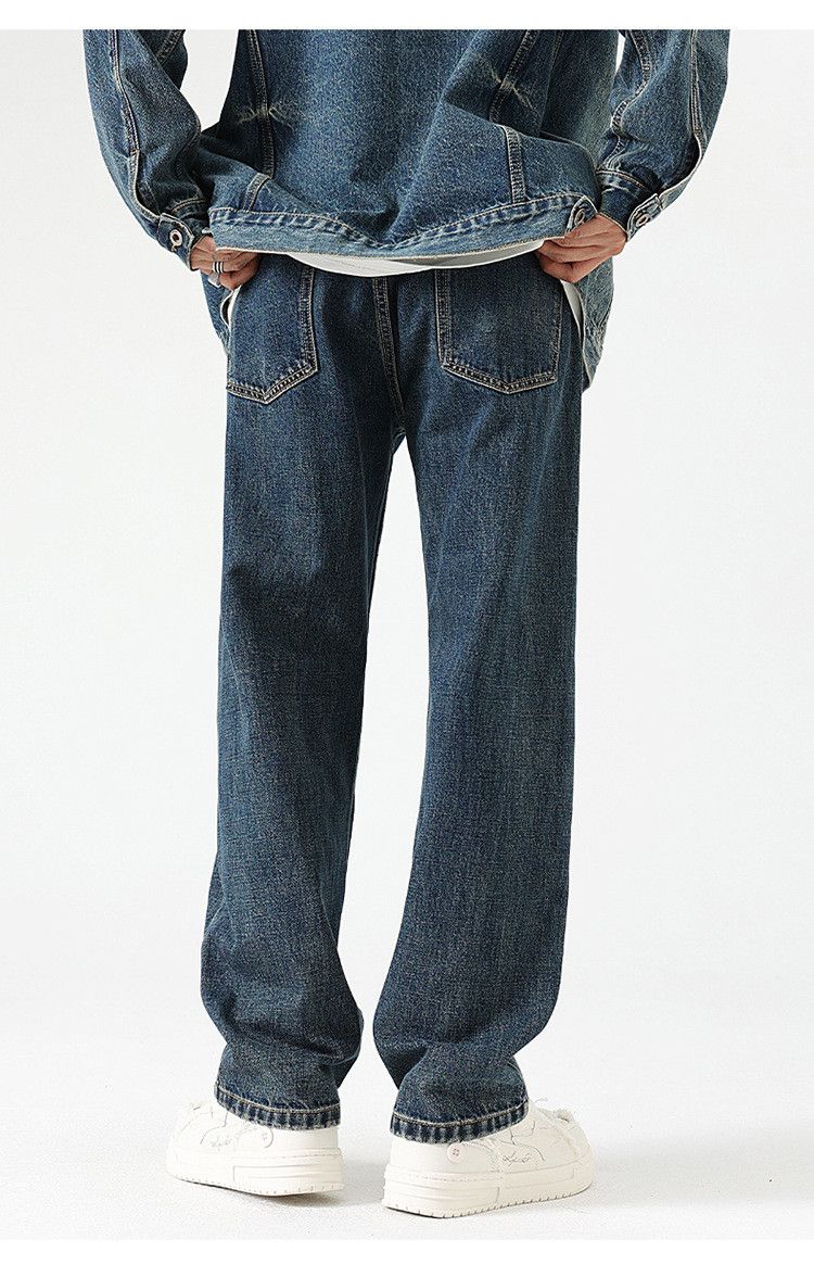 Japanese Brand × Vintage Trendy casual simple retro washed jeans Size US 32 / EU 48 - 5 Thumbnail