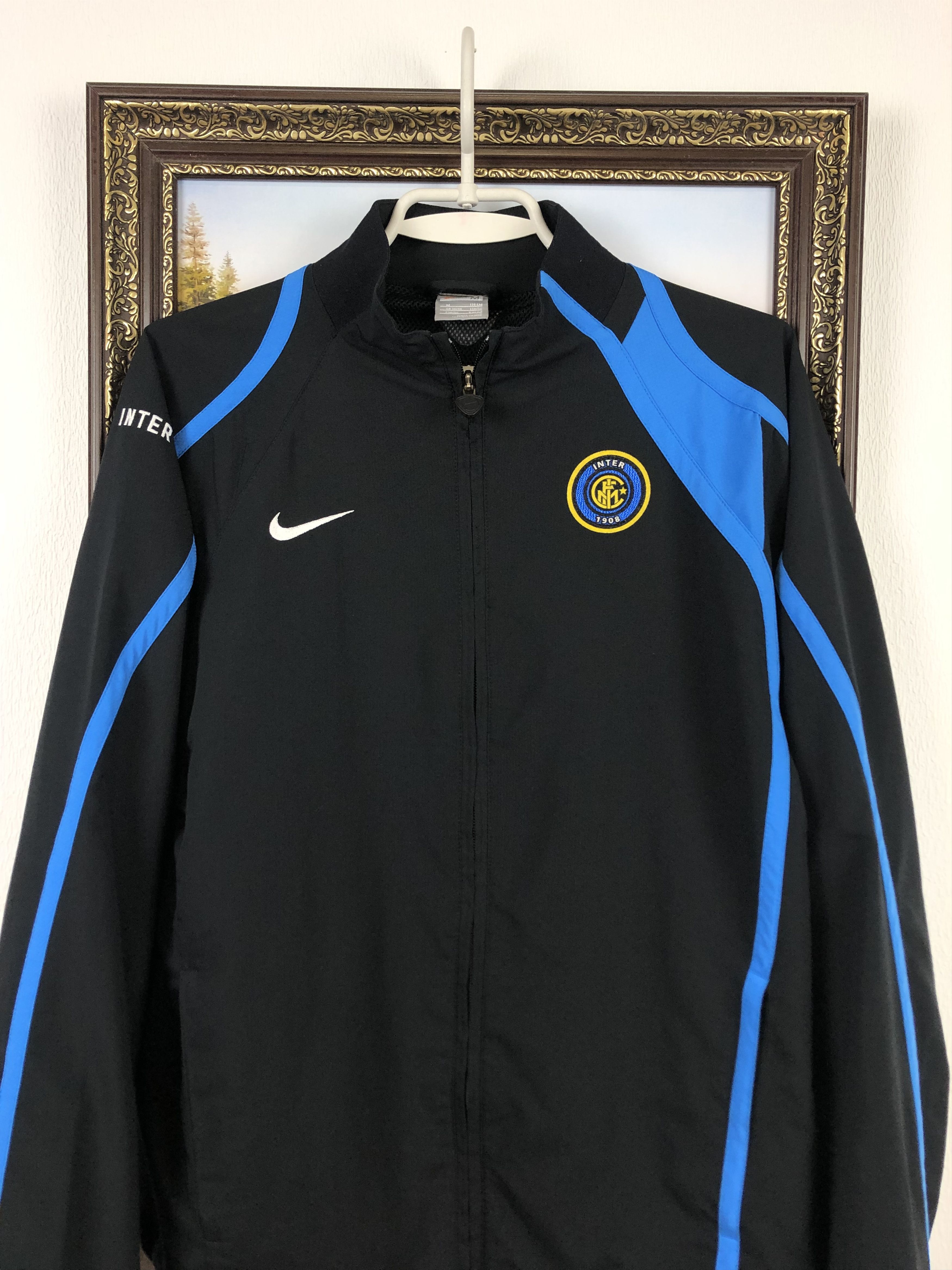 Nike Vintage Internazionale Inter Football Jacket Track Top Size US M / EU 48-50 / 2 - 2 Thumbnail