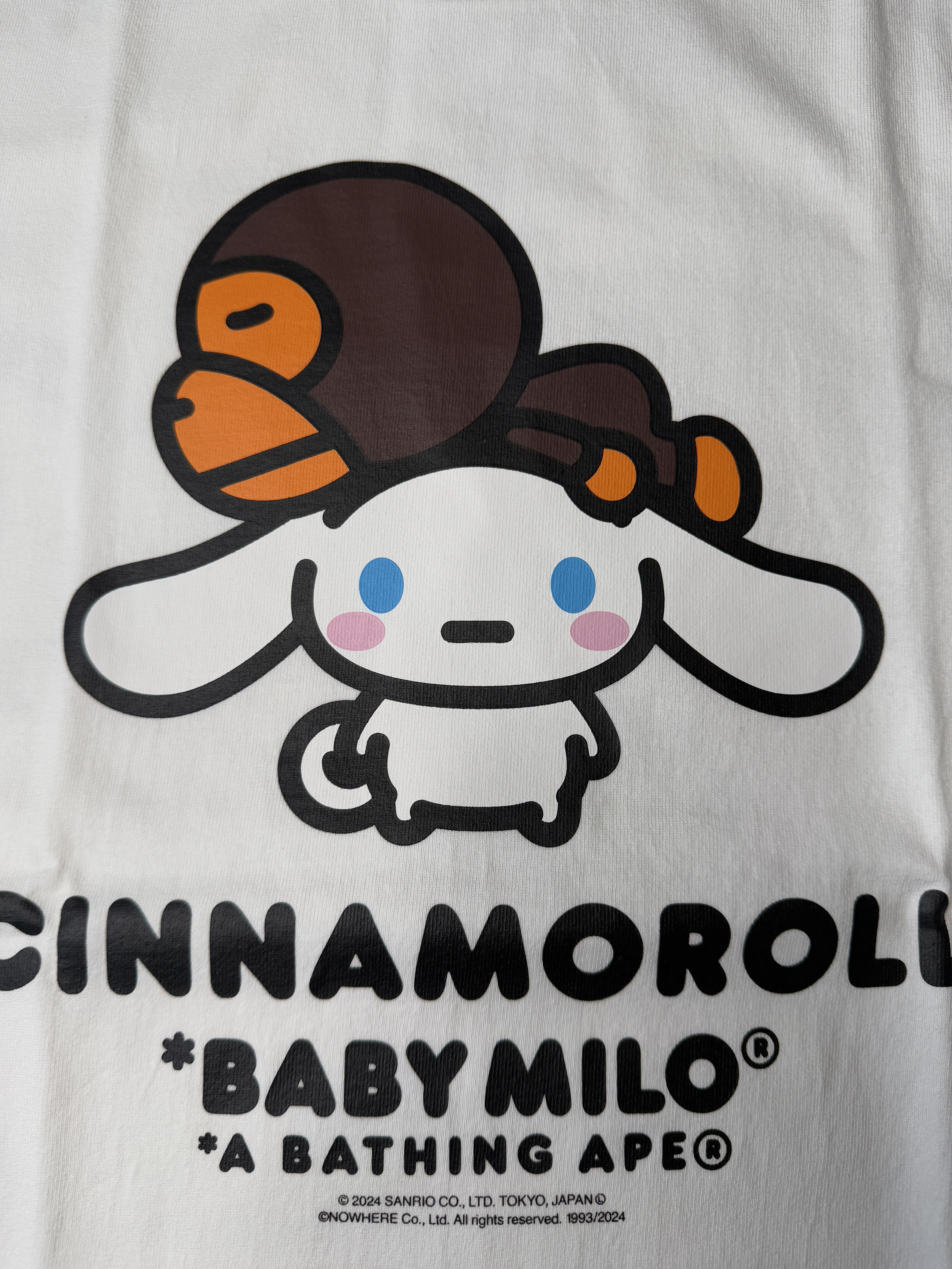 Bape BAPE BABY MILO X CINNAMOROLL TEE Size US M / EU 48-50 / 2 - 3 Thumbnail