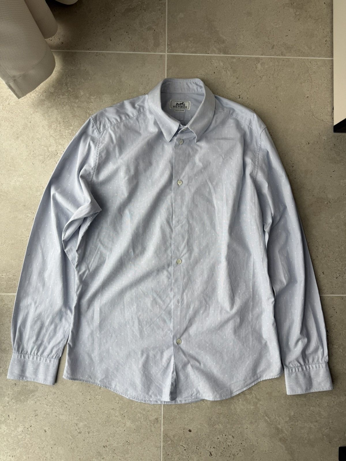 Hermes Vintage Hermes Shirts Button Ups M Size US M / EU 48-50 / 2 - 1 Thumbnail