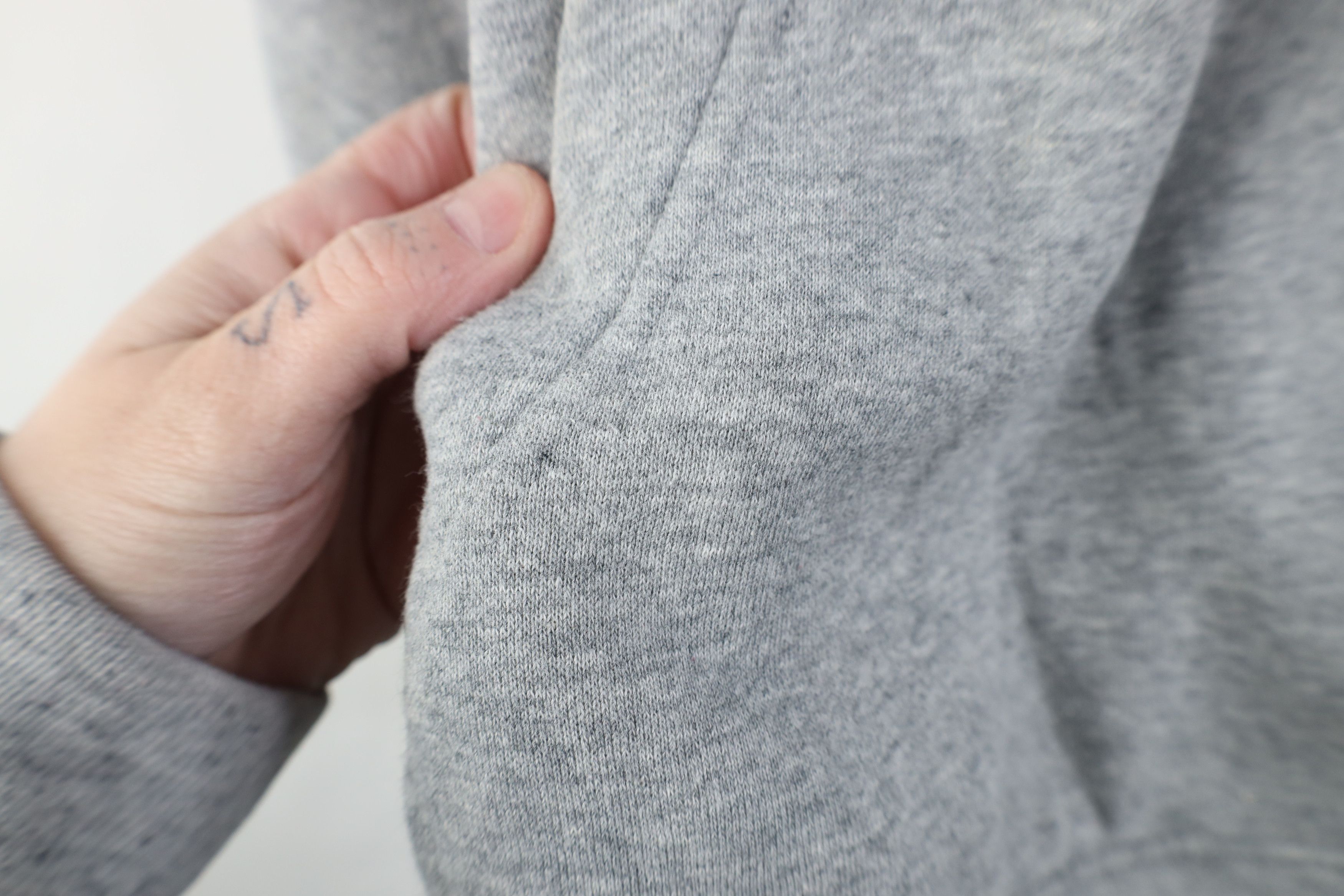 Nike Vintage Y2K Nike Mini Swoosh Hoodie Sweatshirt Heather Gray Size US M / EU 48-50 / 2 - 5 Thumbnail