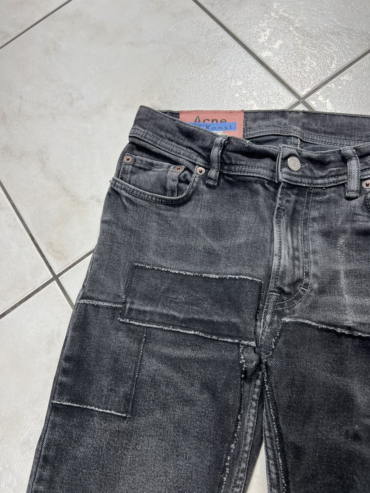 Acne Studios Acne Studios bla konst north black patch jeans patchwork Size US 29 - 7 Thumbnail
