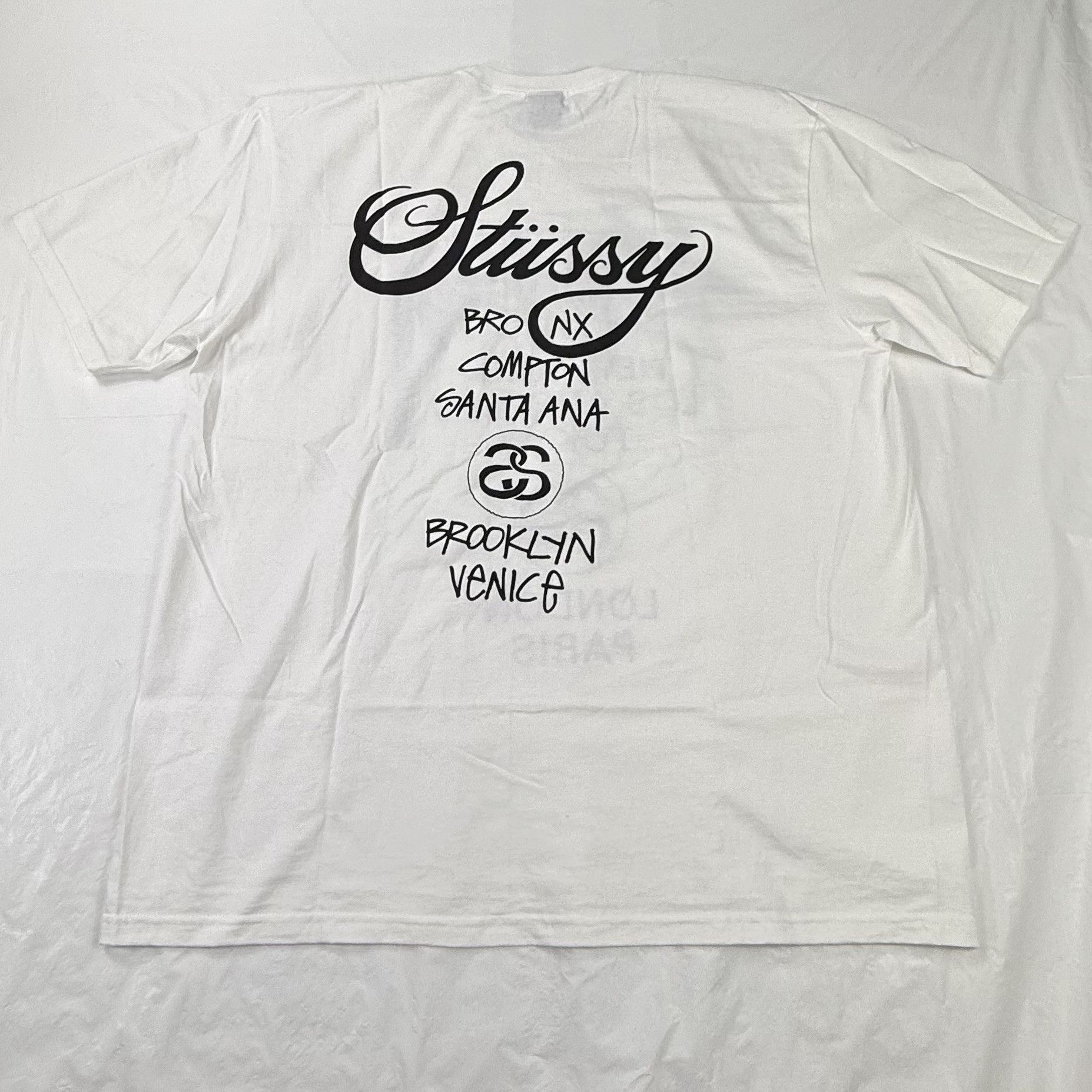 新品XL STUSSY × Mark Gonzales WORLD TOUR T Stussy Stussy x Mark Gonzales World Tour T-Shirt Men's Medium