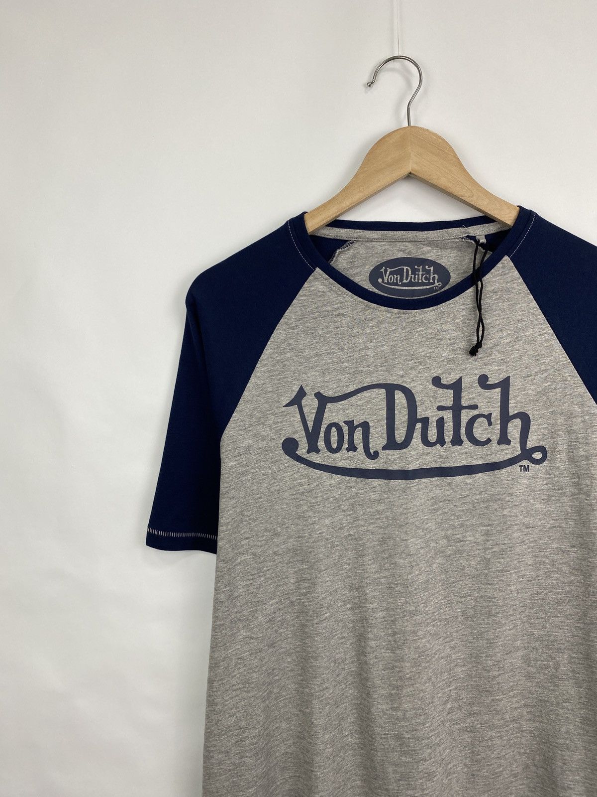 Von Dutch 🇺🇸 Vintage Y2K Von Dutch Big Logo T-Shirt Rare Retro Hype Size US XL / EU 56 / 4 - 2 Thumbnail