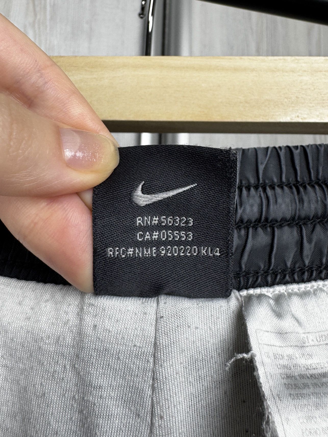 Nike Nike vintage y2k dark grey faded distressed track pants sz M Size US 32 / EU 48 - 14 Thumbnail