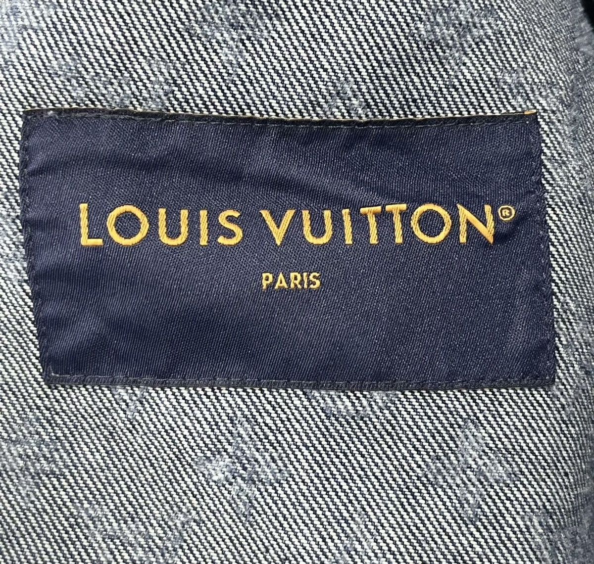 Louis Vuitton Louis Vuitton 48 Monogram Embroidered Denim Overshirt Jacket Size US M / EU 48-50 / 2 - 7 Thumbnail