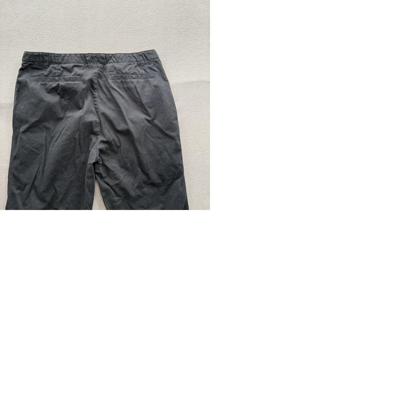 Vintage SCOTTeVEST Pants Mens 38x30 Black Hidden Cargo 2.0 Relaxed Travel Cotton Canvas Cargo Pocket Zipper Flat Front Size 38R - 9 Thumbnail