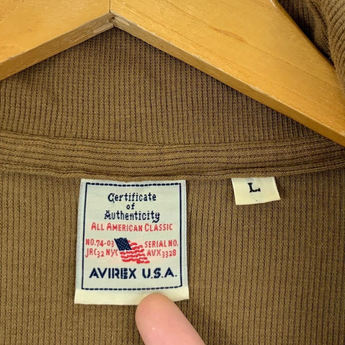 Avirex Vintage AVIREX USA MILITARY Genuine Product Jacket Zipper Size US L / EU 52-54 / 3 - 6 Thumbnail