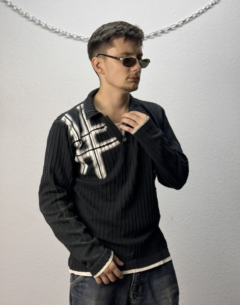 Vintage Sweater Avantgarde Vintage Gothic Size US L / EU 52-54 / 3 - 1 Thumbnail