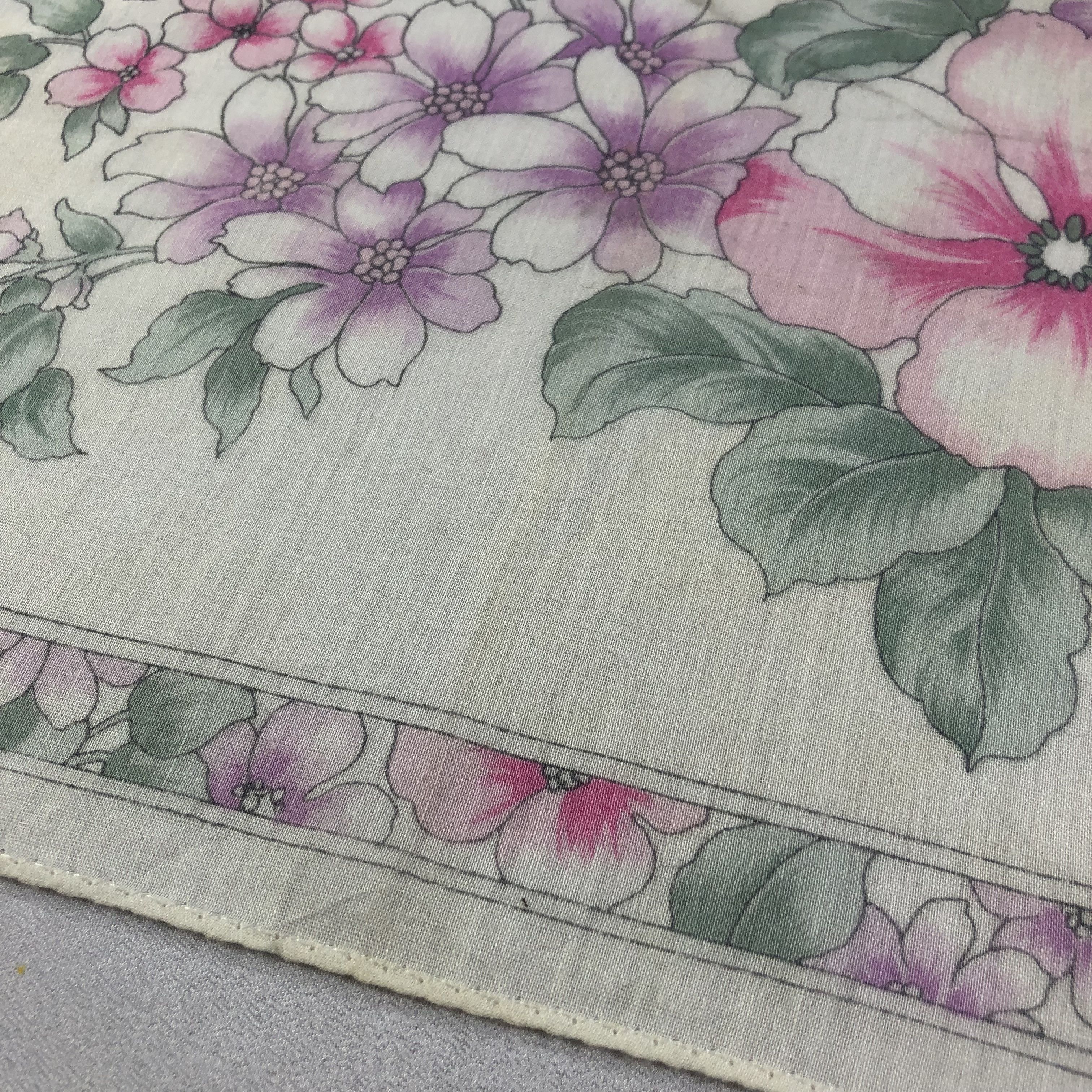 Pierre Balmain Pierre Balmain Floral Handkerchief Neckerchief Bandana H2013 Size ONE SIZE - 6 Thumbnail