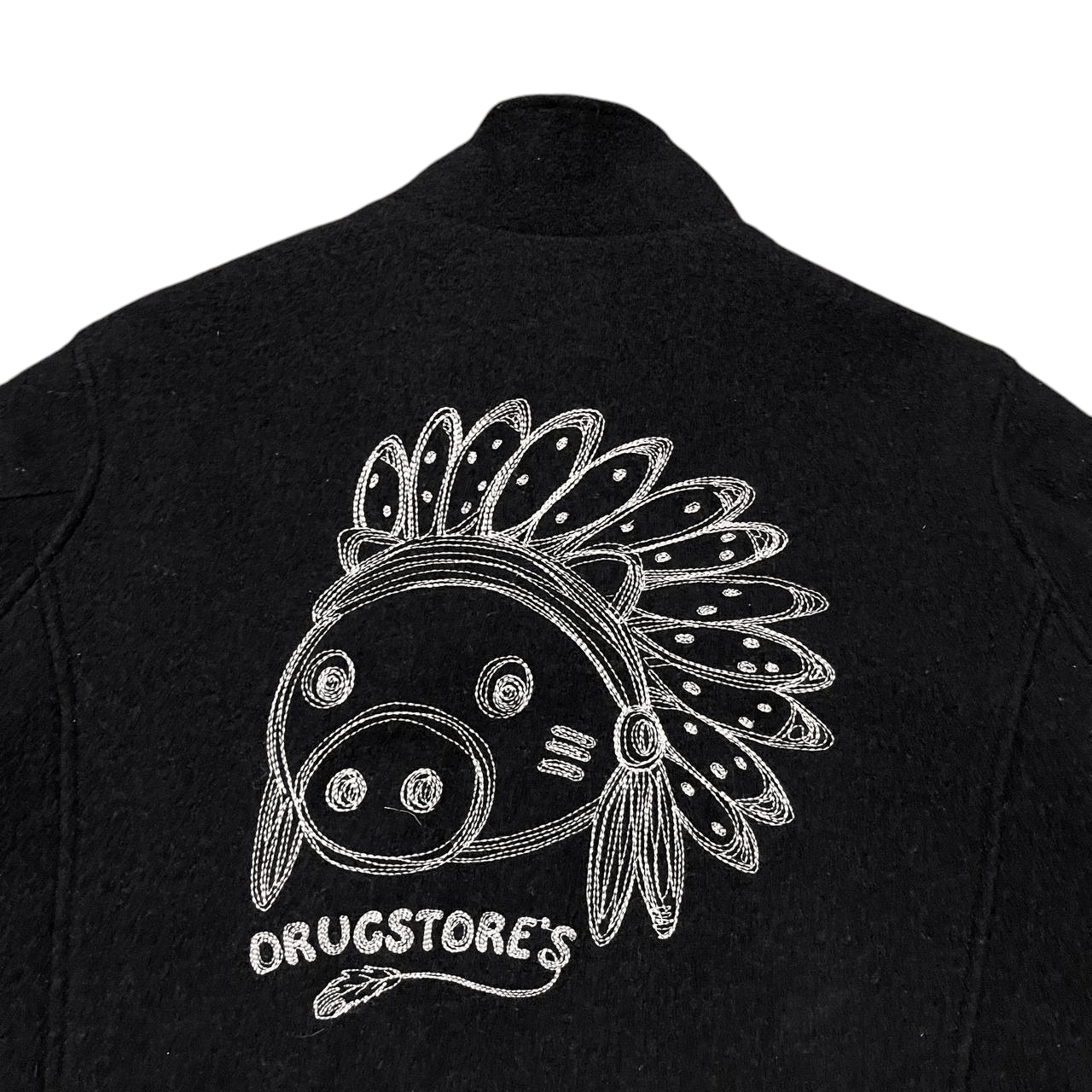 Japanese Brand Vintage Drug Store's Wool Zipper Jacket Size US M / EU 48-50 / 2 - 12 Thumbnail