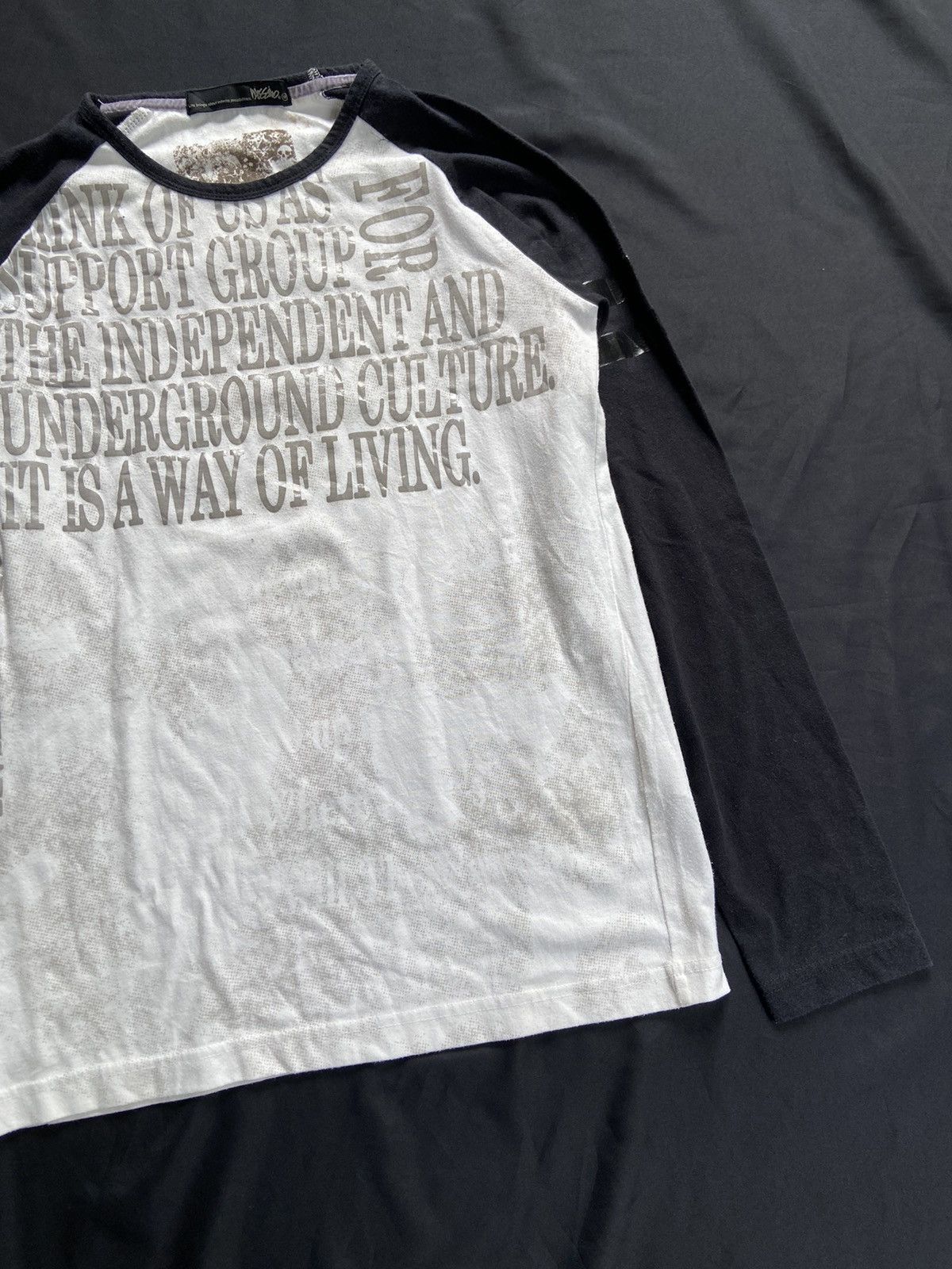 Japanese Brand THERES A WAY MOSSINO POEM RAGLAN TER Size US S / EU 44-46 / 1 - 3 Thumbnail