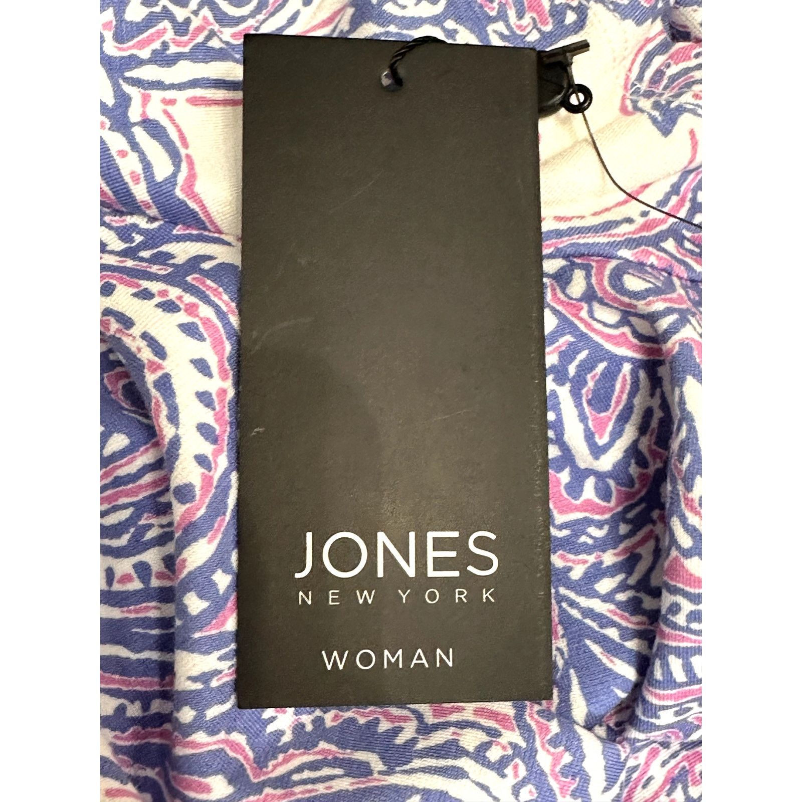 Jones New York Jones New York Paisley Blouse Blue Purple Women's 1X NWT Size XL / US 12-14 / IT 48-50 - 8 Thumbnail