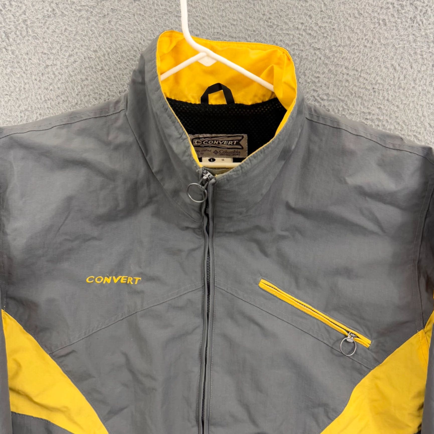 Vintage VINTAGE Columbia Jacket Mens Large Gray Convert Ski Snow Parka Lined Zip Outdoor Size US L / EU 52-54 / 3 - 3 Thumbnail