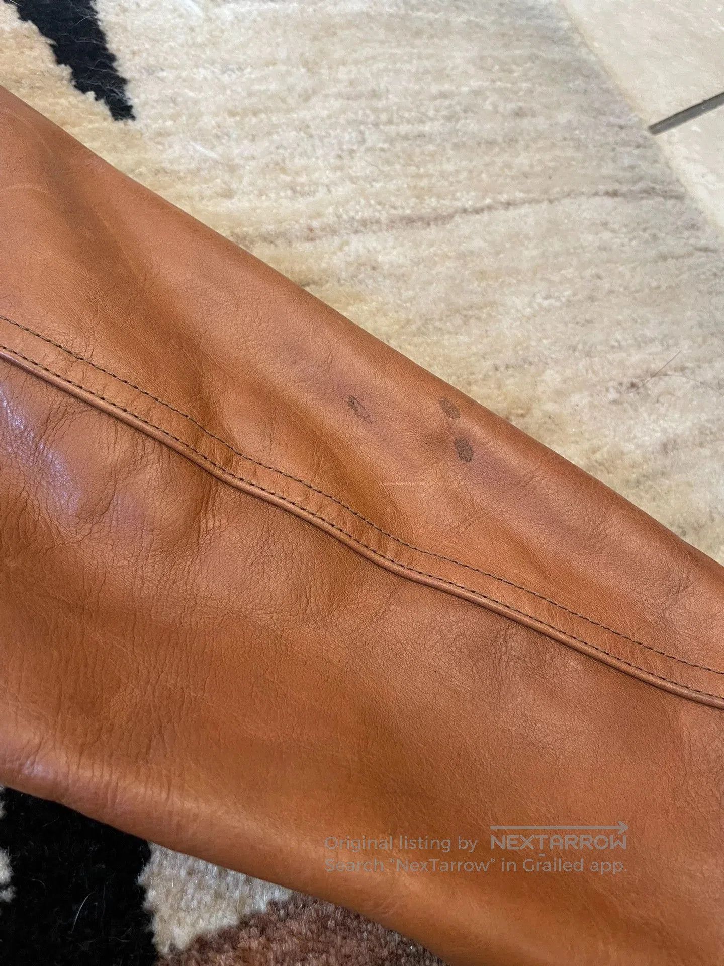 Sugar Cane Sugar Cane Horsehide Sleeve Wool Jacket. Size US XL / EU 56 / 4 - 8 Thumbnail