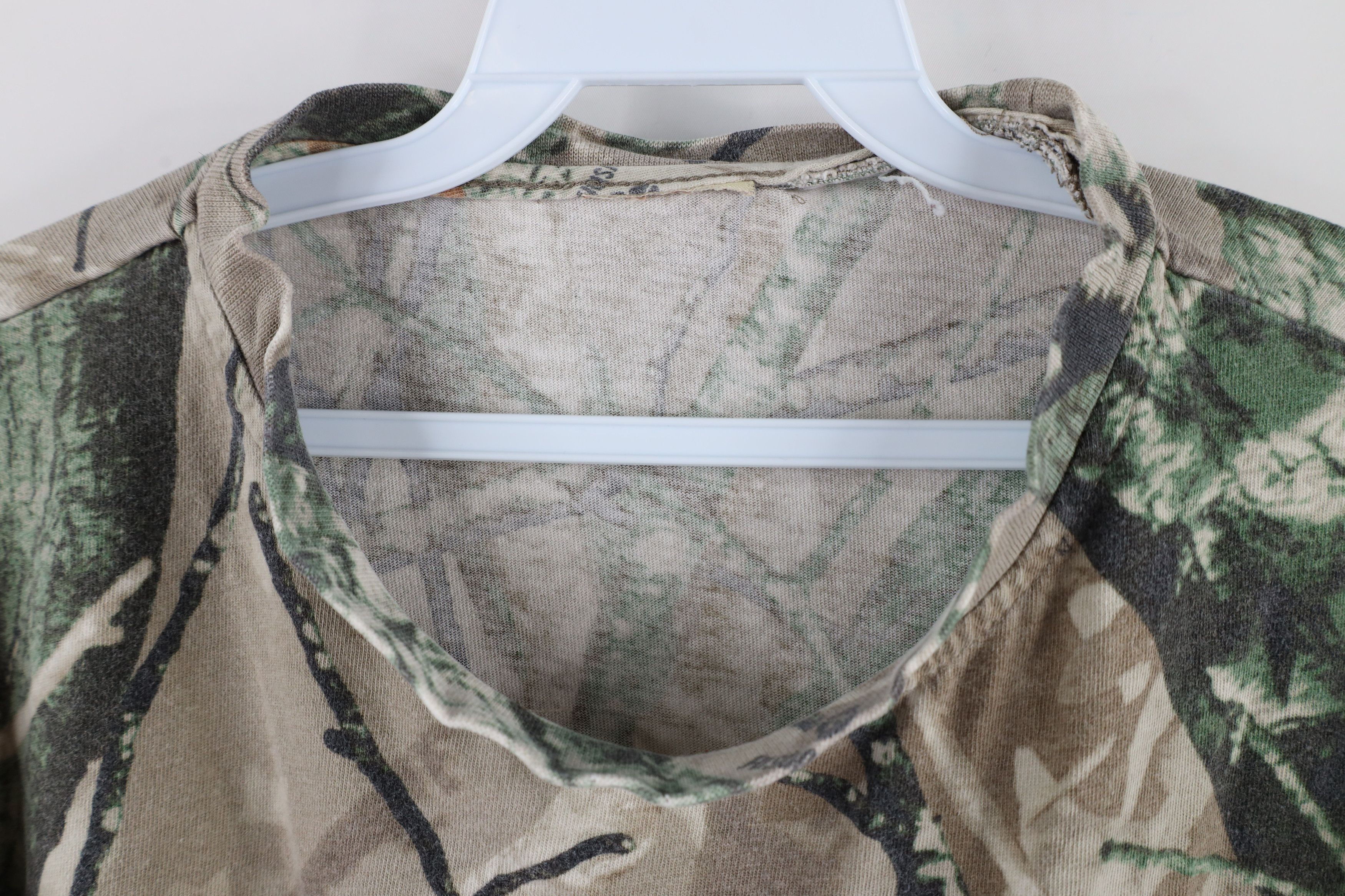 Vintage Vintage 90s Streetwear Long Sleeve Pocket T-Shirt Cotton Size US XL / EU 56 / 4 - 7 Thumbnail