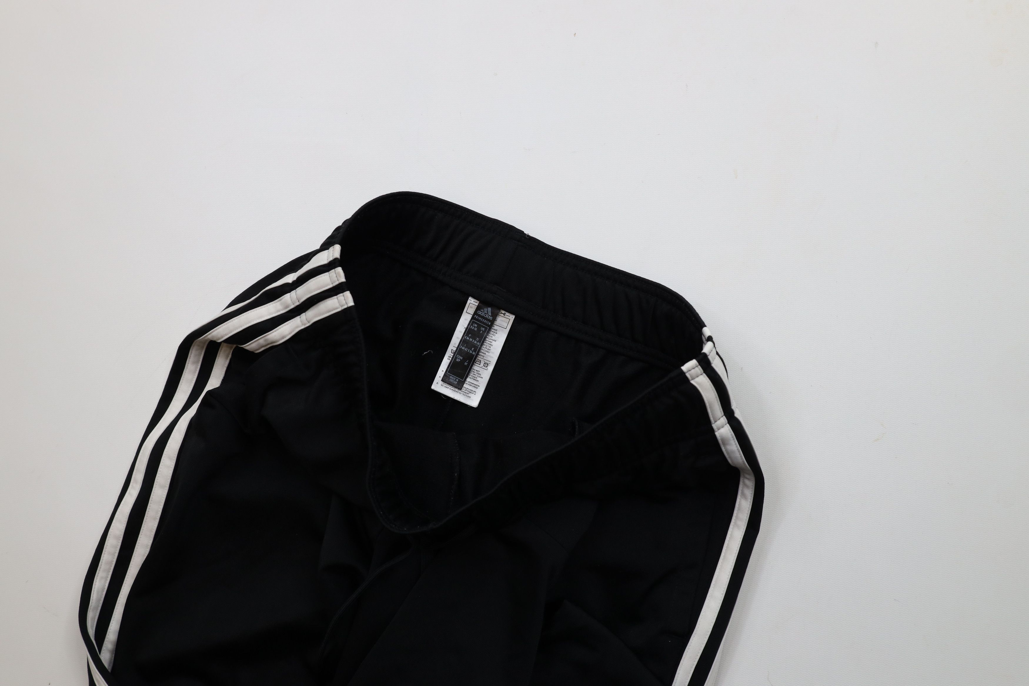 Adidas × Vintage Vintage Y2K Adidas Striped Cuffed Sweatpants Joggers Black Size US 32 / EU 48 - 8 Thumbnail
